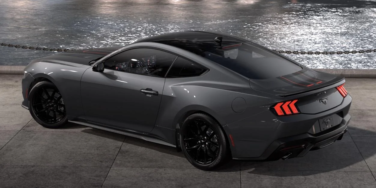 S650 Mustang OEM Racing Stripe Matte Black W/Red Accent C8BF2894-4174-4846-B994-90884C30AF30_1_105_c