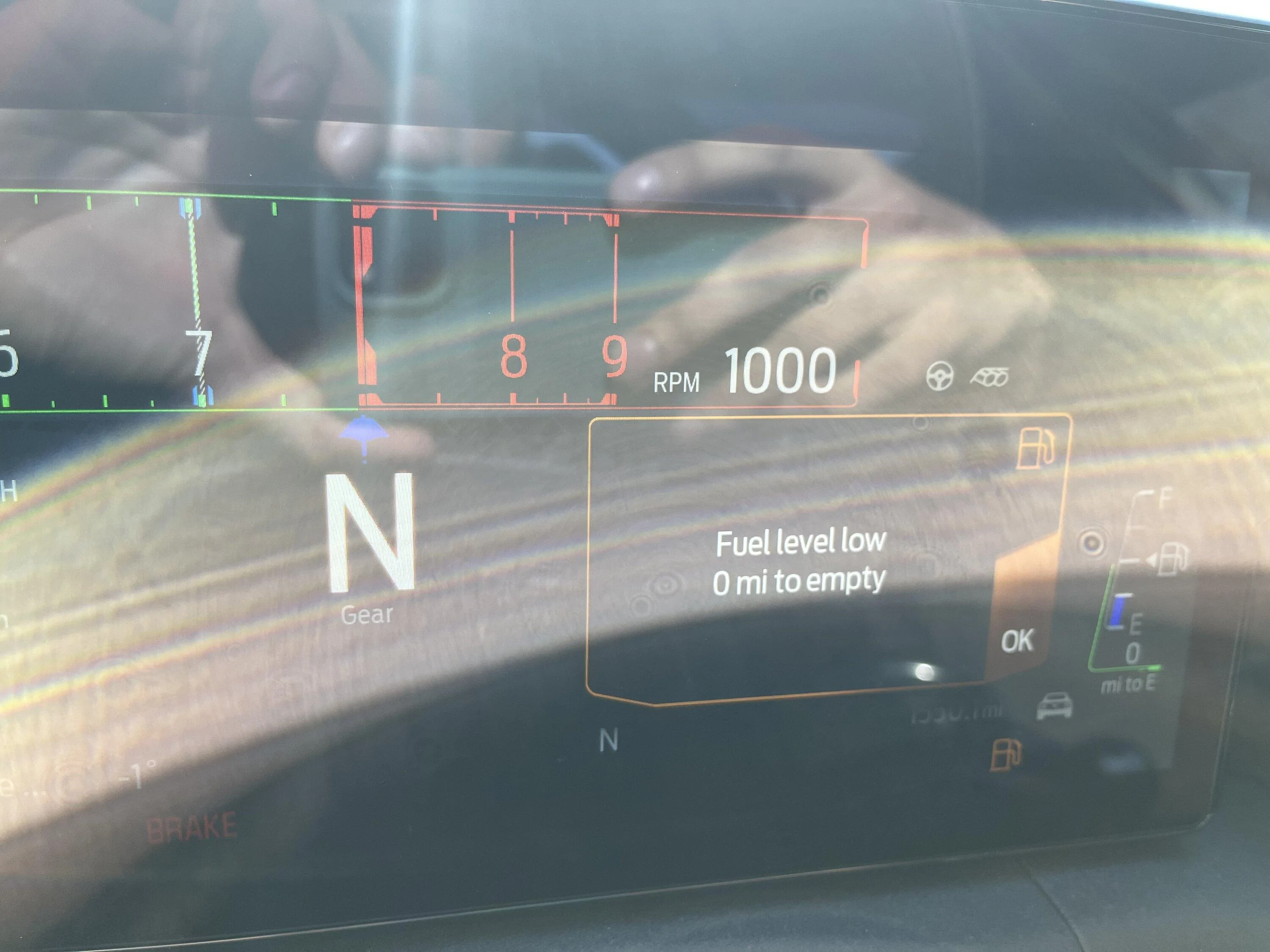 S650 Mustang 0mi to empty, but tank with gas IMG_2051