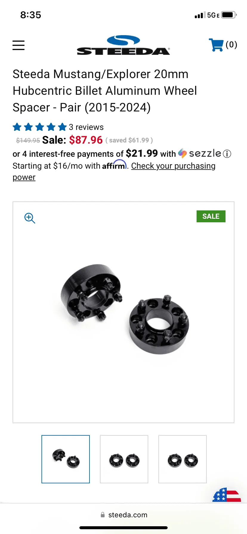 S650 Mustang Spacers……. IMG_4687