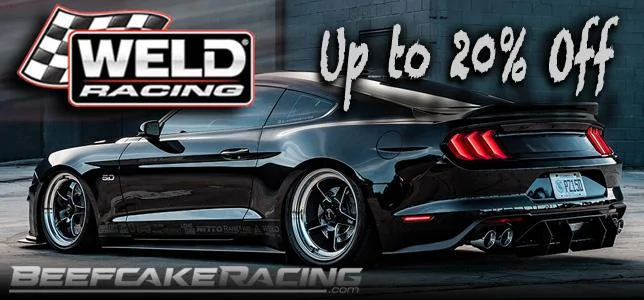 S650 Mustang Up to 55% off Black Friday @Beefcake Racing! weld-racing-20off-sale-jpg