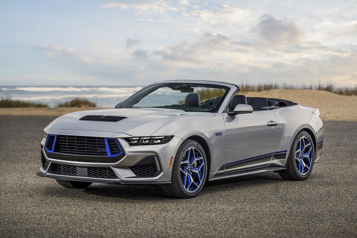 S650 Mustang 2024 Mustang GT California Special Package Revealed w/ Rave Blue Accent Styling, Wheels & Graphics 2024 Ford Mustang GT California Special_01