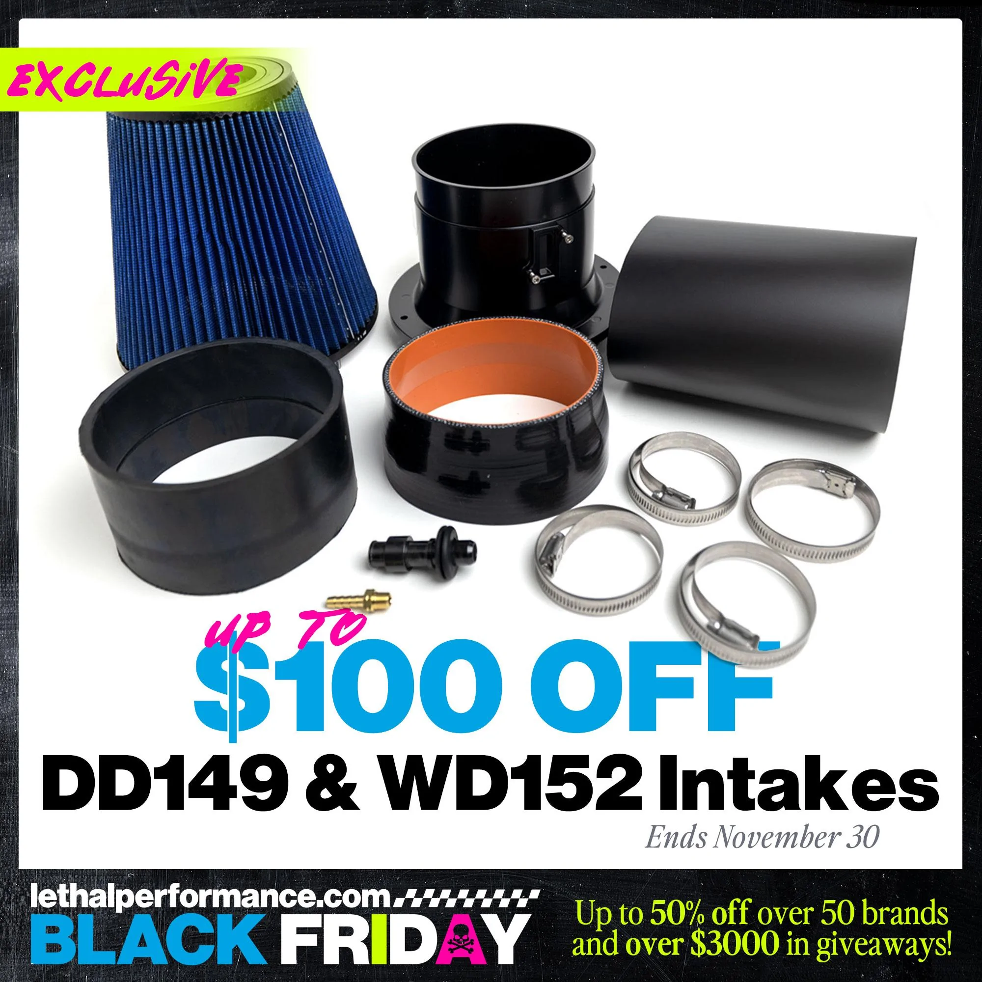 S650 Mustang Black Friday starts NOW! Up to 50% off! DDWDintakes