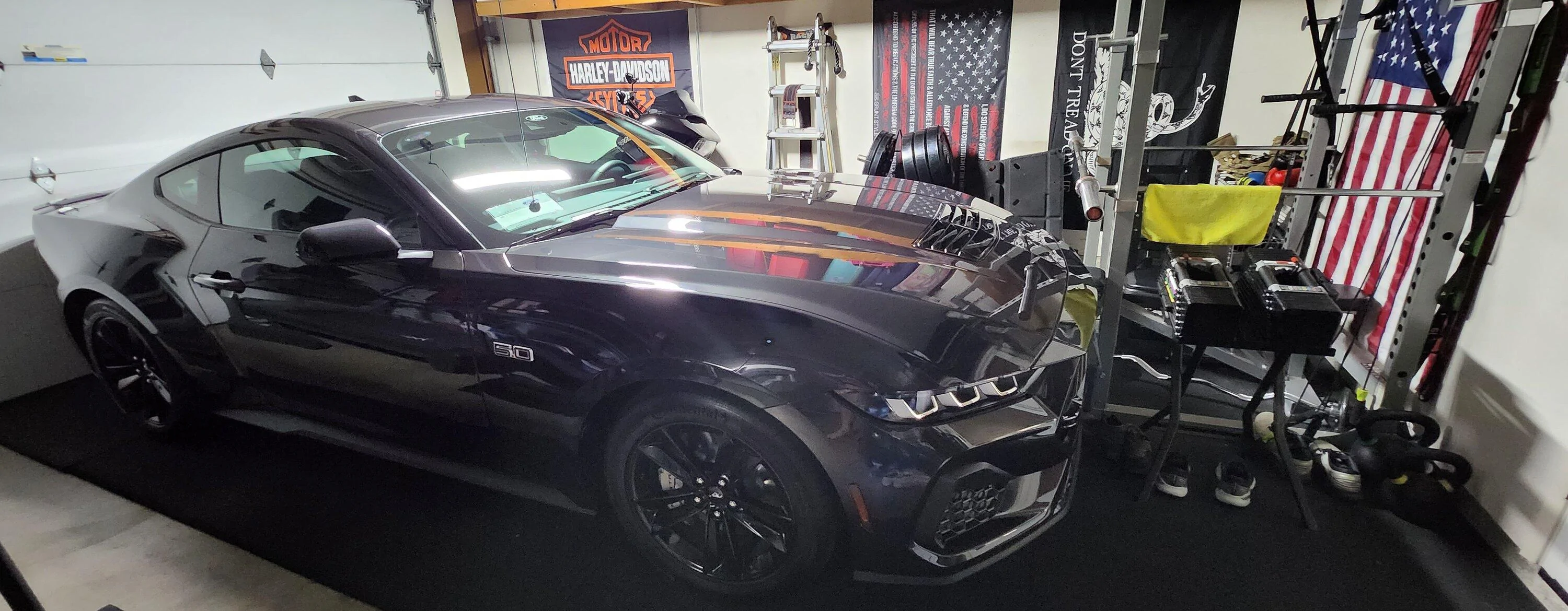 S650 Mustang RTR front splitter installed on my Ecoboost Premium HPP 20230923_092426