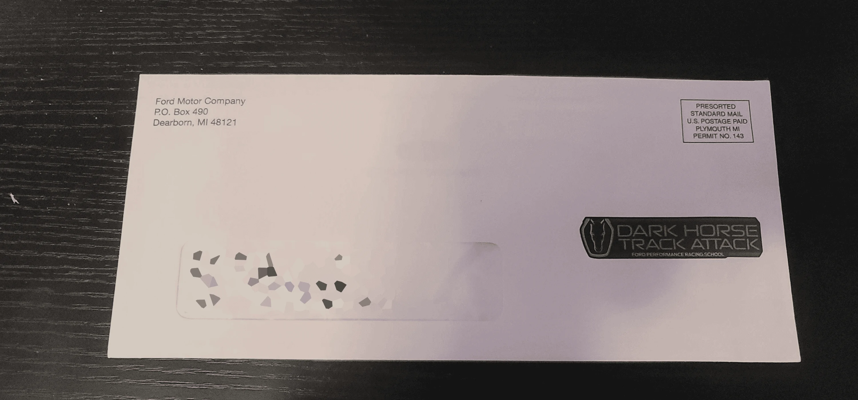 S650 Mustang Got a letter from Ford 1700013175102