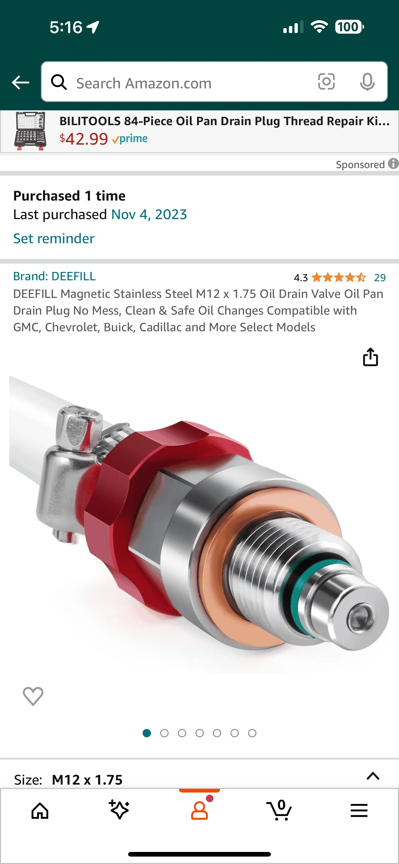 S650 Mustang Oil drain plug replacement brand recommendations? IMG_0947