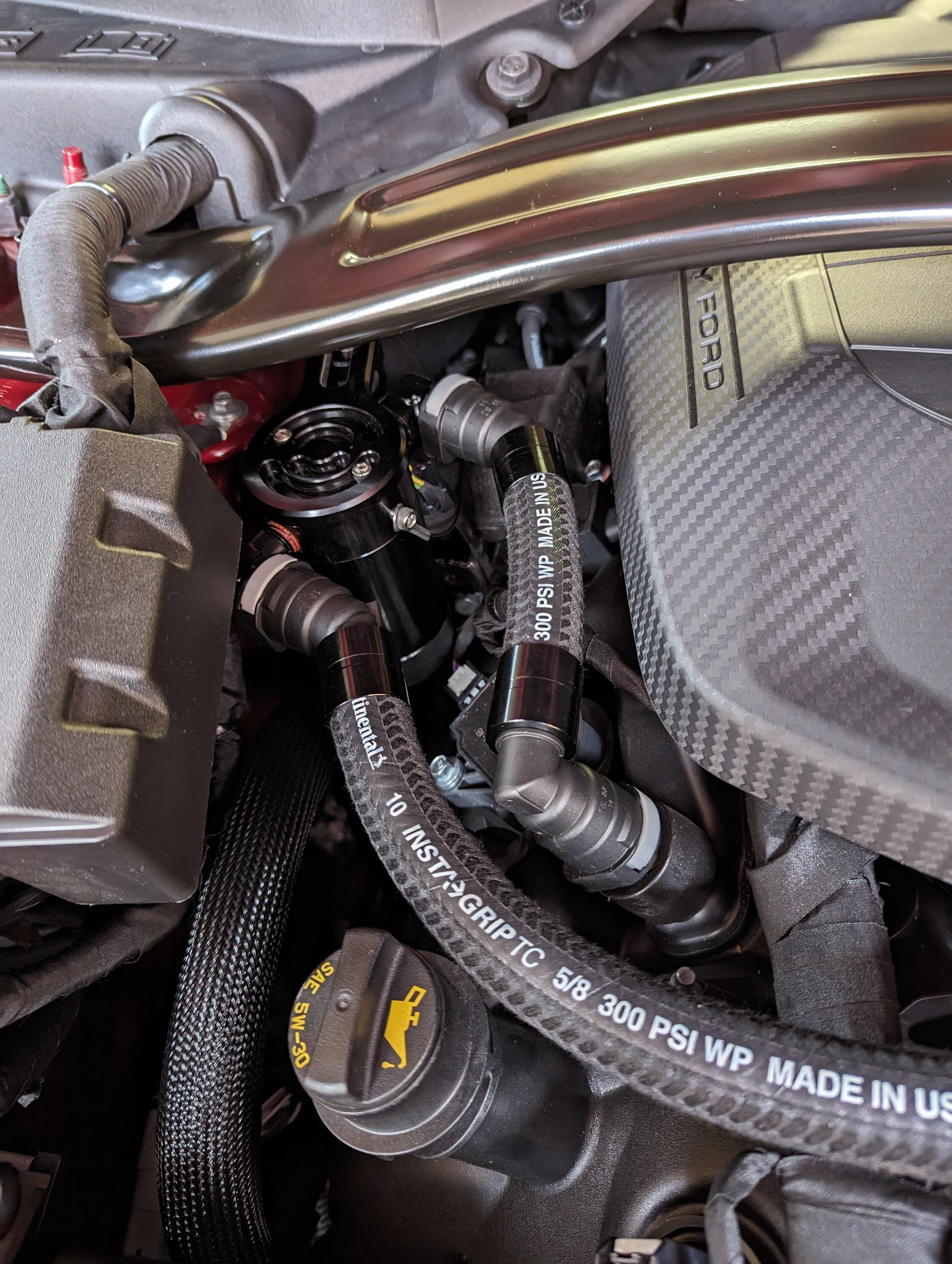 S650 Mustang Lethal Performance - UPR Products Oil Catch Can for S650! PXL_20231115_193245848