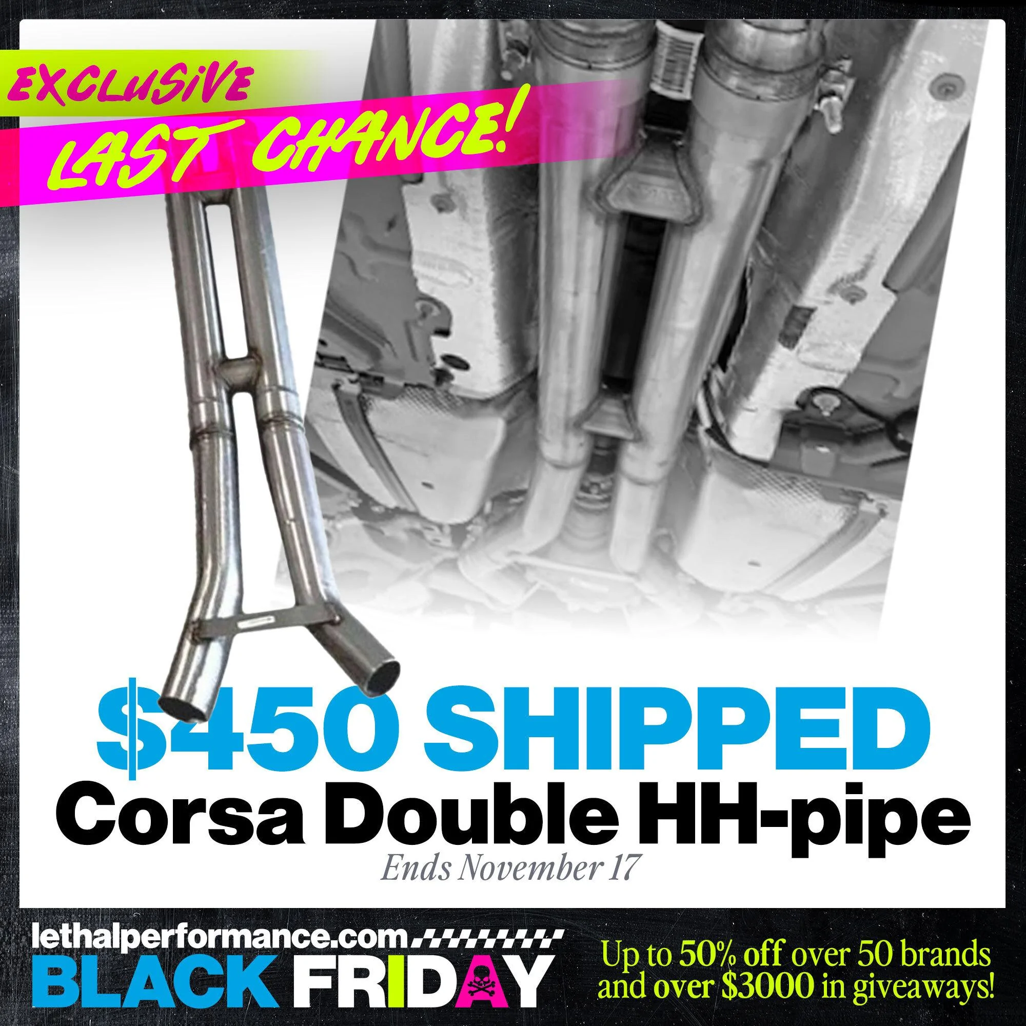 S650 Mustang Black Friday starts NOW! Up to 50% off! HHpipe_LastChanc