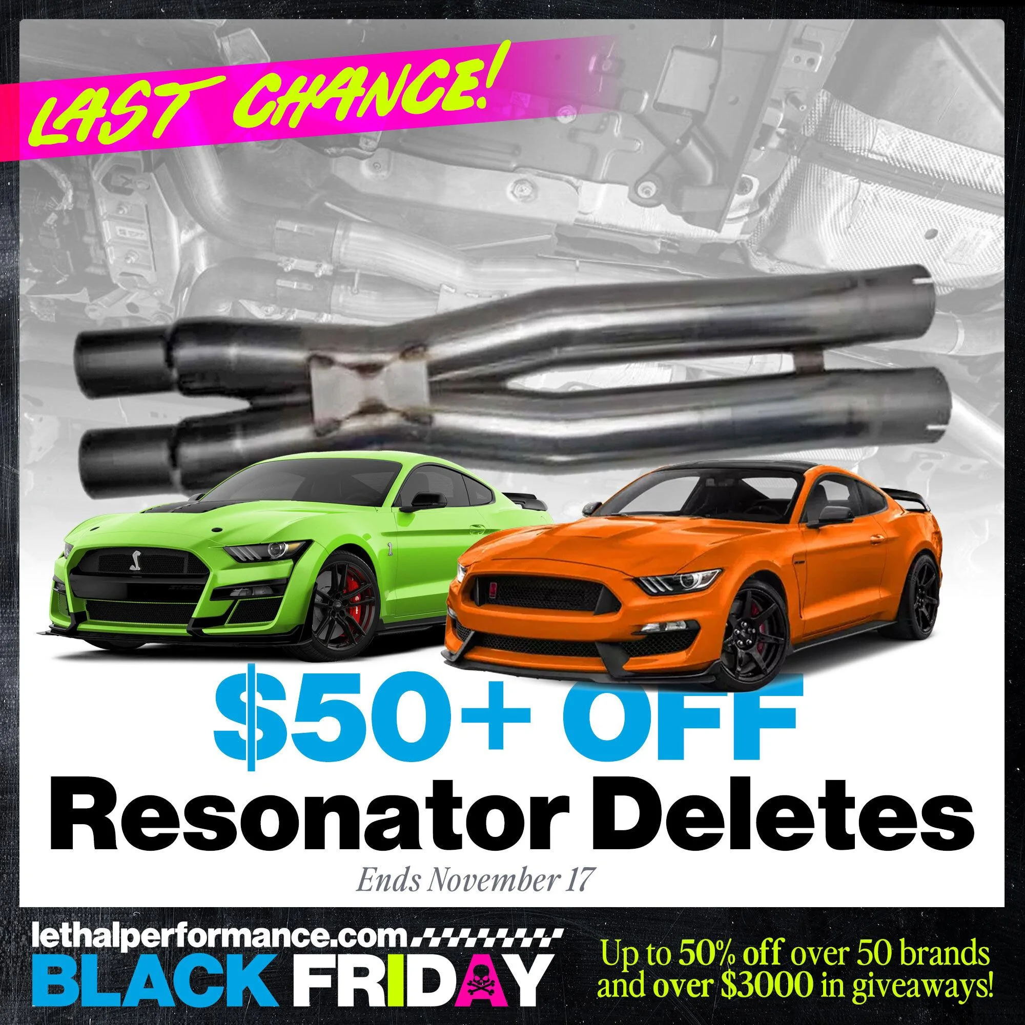 S650 Mustang Black Friday starts NOW! Up to 50% off! ResonatorDelete_LastChanc