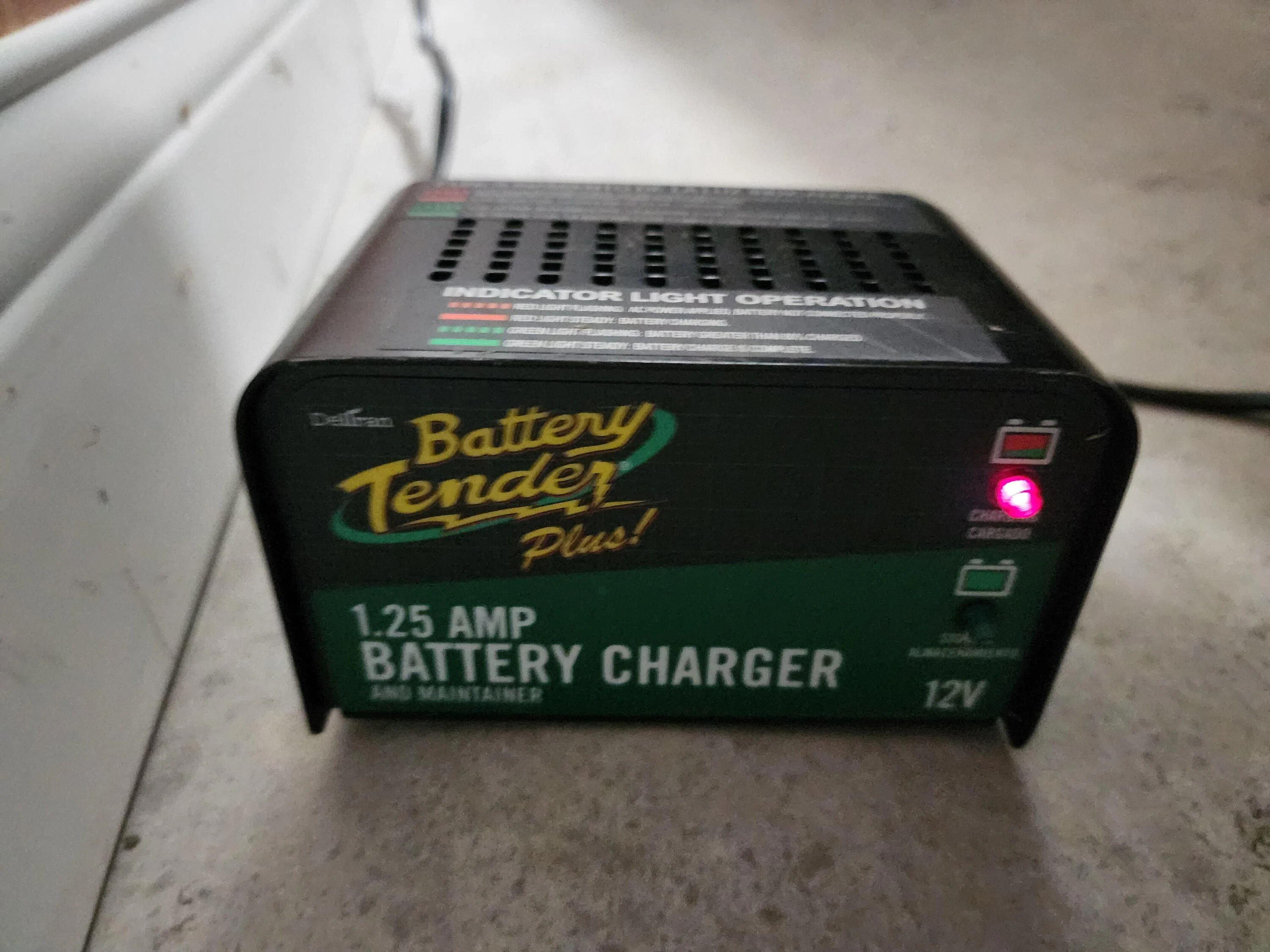 S650 Mustang Trickle charger recommendation for winter storage. 20231119_182003