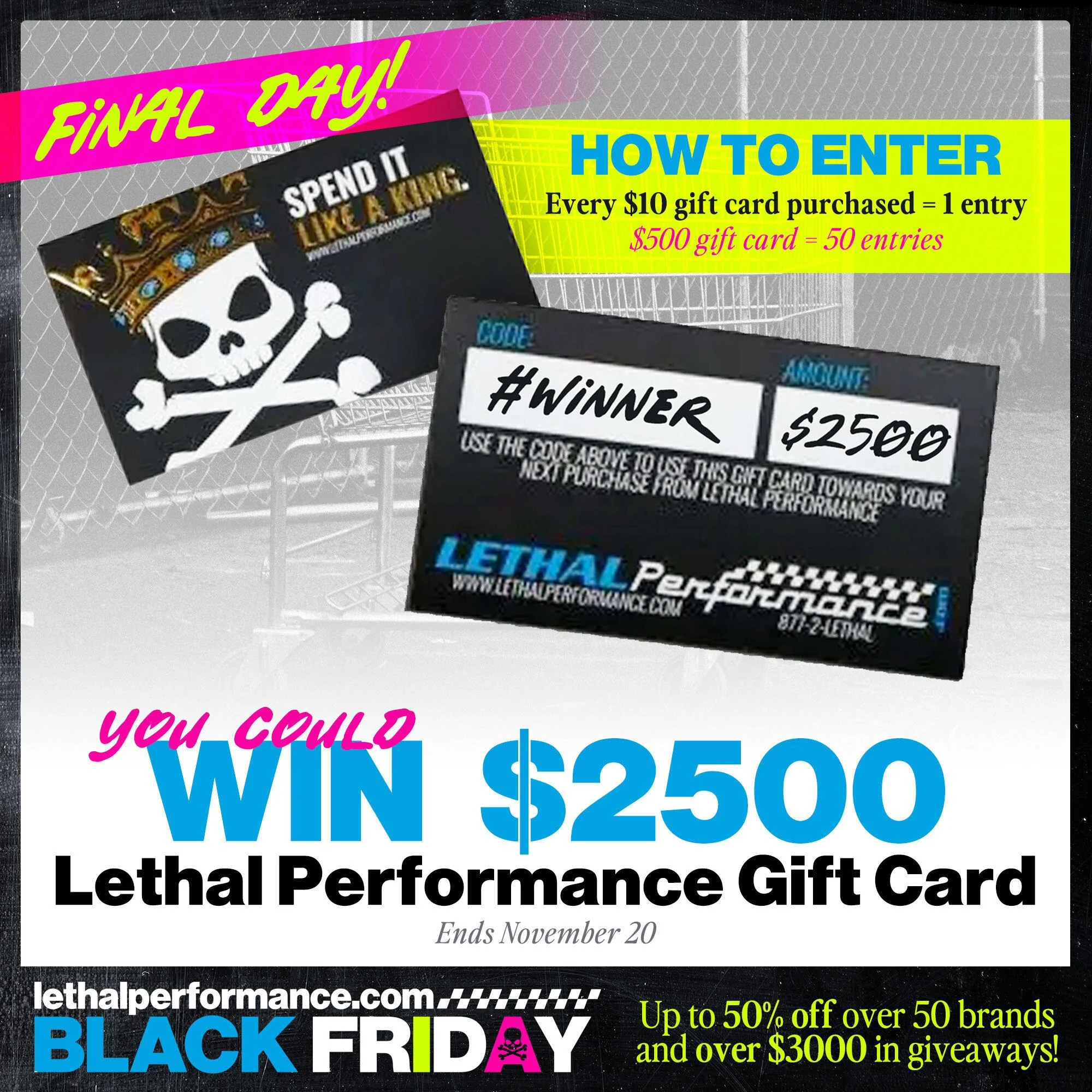 S650 Mustang Black Friday starts NOW! Up to 50% off! GIftCardGiveaway_LastChanc