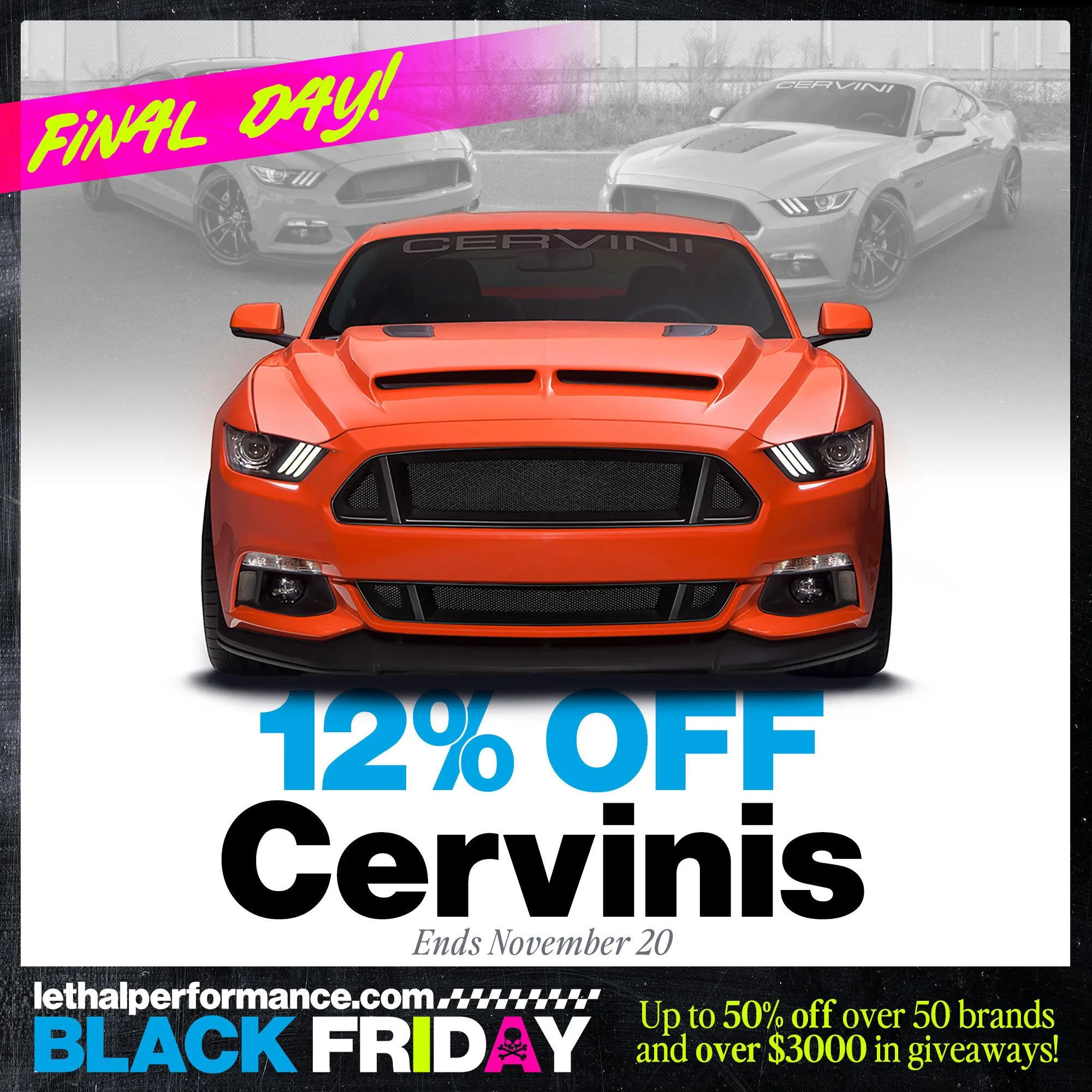 S650 Mustang Black Friday starts NOW! Up to 50% off! Cervins_Mustang_LastChanc