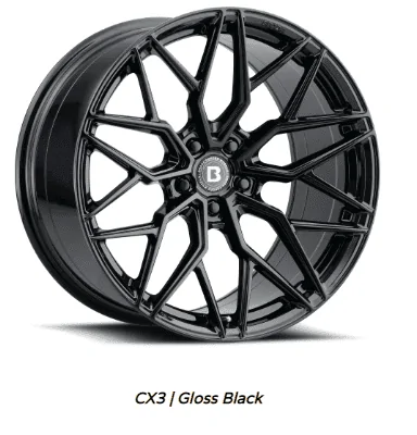 S650 Mustang Brada FormTech™ Hybrid Rotary Forged Wheels CX1 CX2 CX3 By Vibe Motorsports CX3 GB
