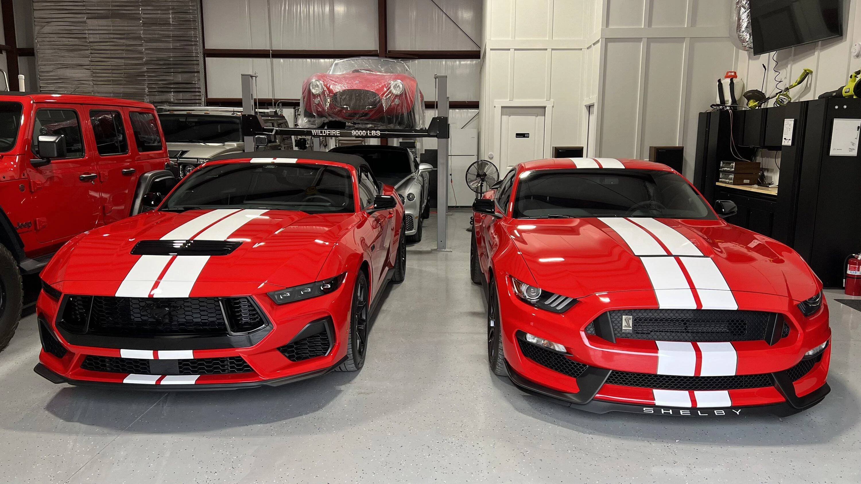 S650 Mustang Stripes on my GT Convertible - done! IMG_9427