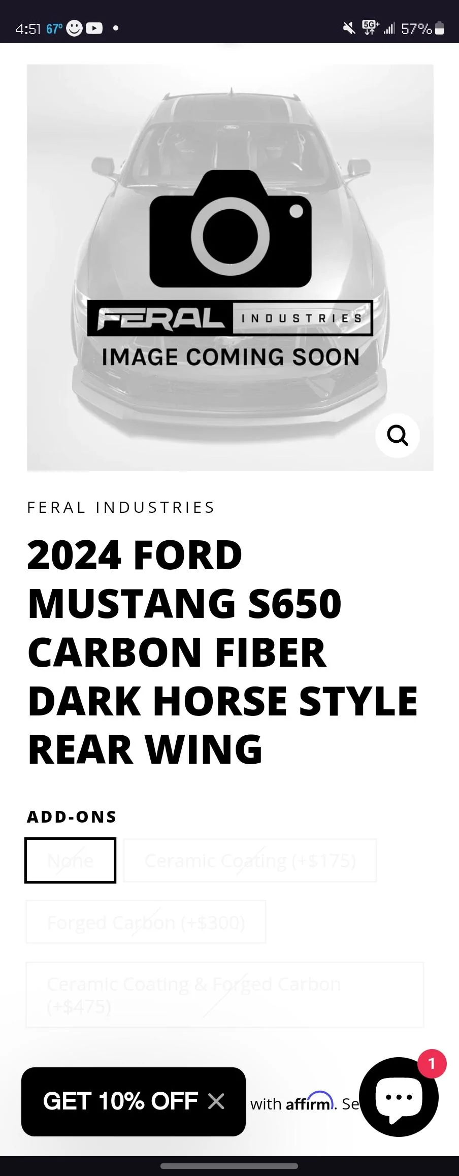 S650 Mustang Aftermarket Spoiler Availability? Screenshot_20231202_165138_Opera GX