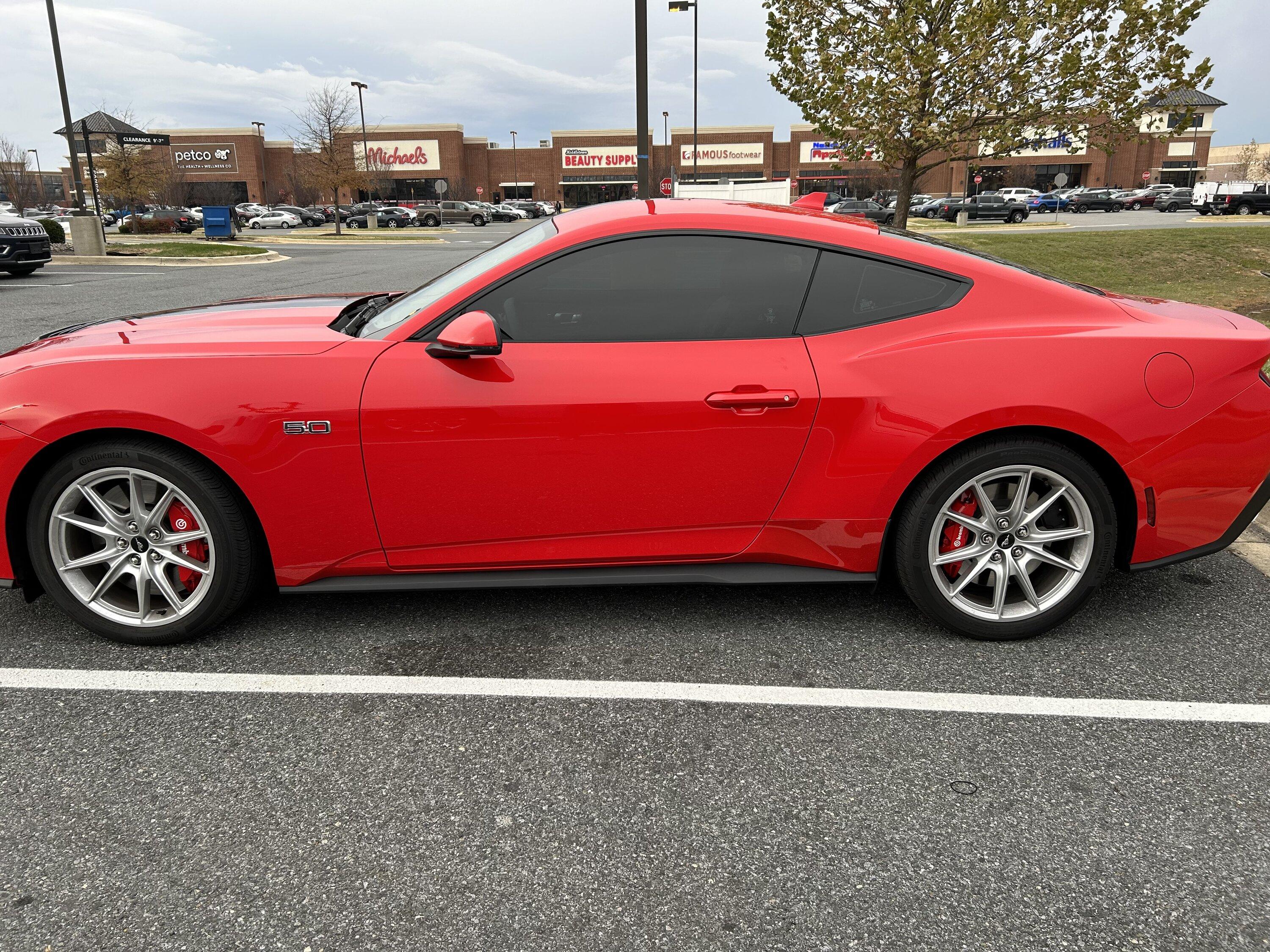 S650 Mustang 18% Ceramic Tint and gouge repaired IMG_3656