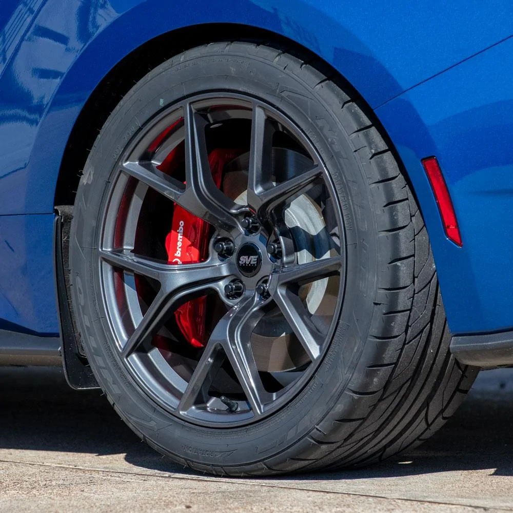S650 Mustang 2024 Atlas Blue Mustang GT On SVE SP2 Wheels SVESP2_OC_2024_GPH05