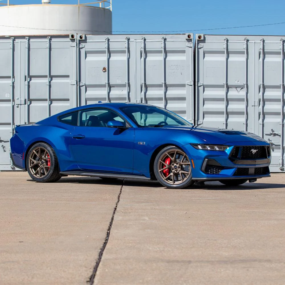 S650 Mustang 2024 Atlas Blue Mustang GT On SVE SP2 Wheels SVESP2_OC_2024_BRZ02
