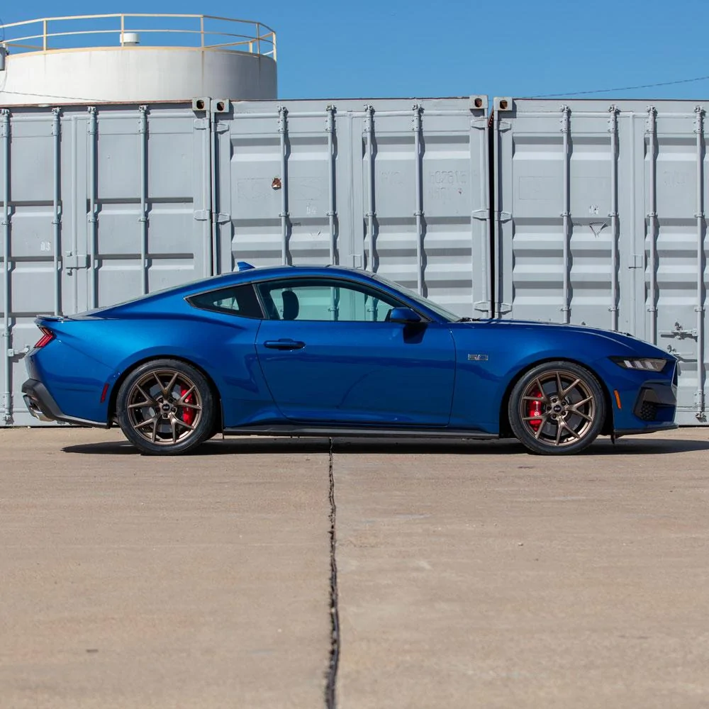 S650 Mustang 2024 Atlas Blue Mustang GT On SVE SP2 Wheels SVESP2_OC_2024_BRZ01