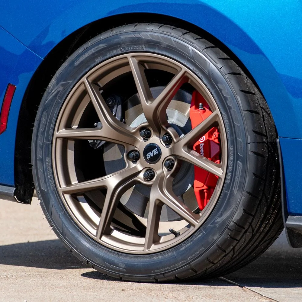 S650 Mustang 2024 Atlas Blue Mustang GT On SVE SP2 Wheels SVESP2_OC_2024_BRZ04