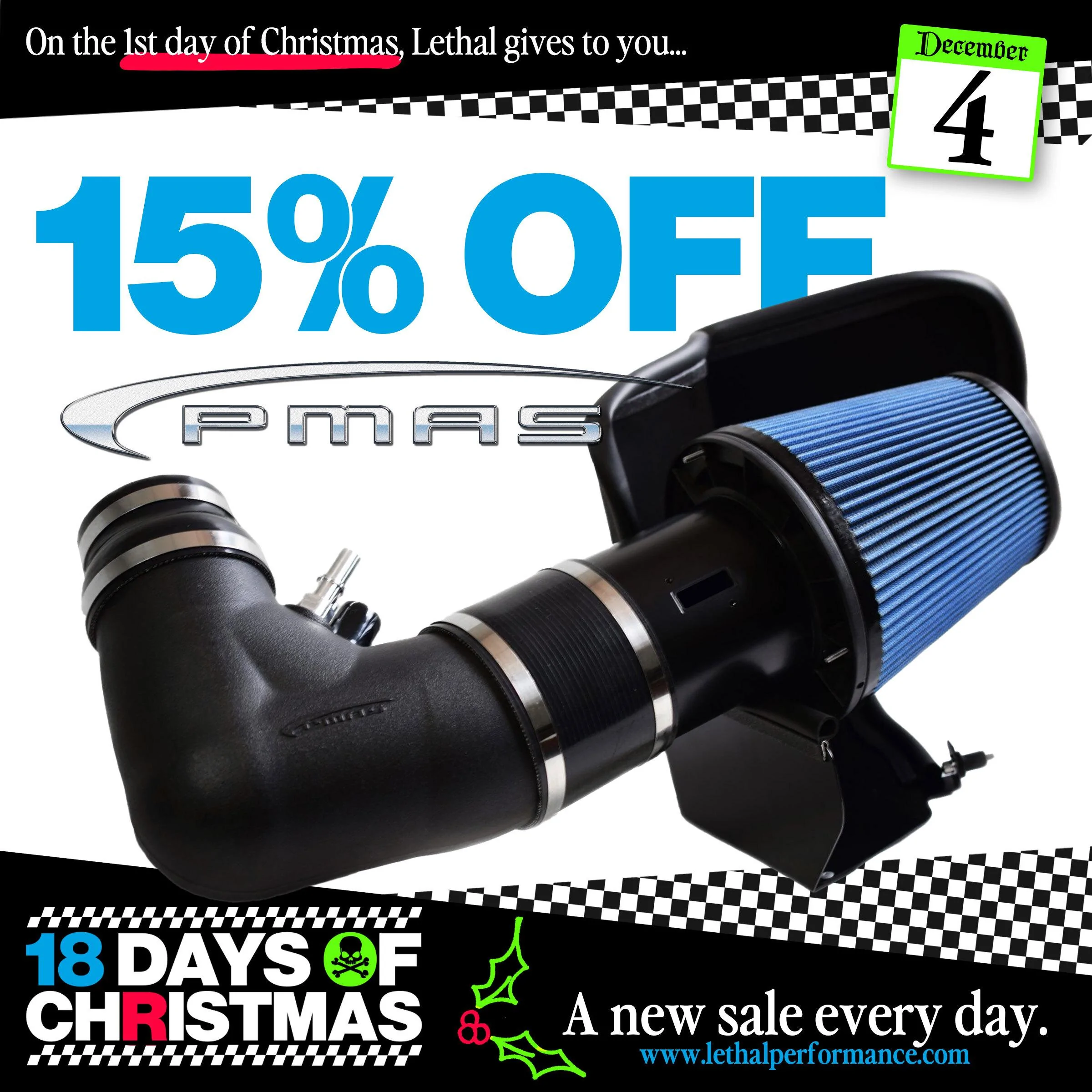 S650 Mustang Lethal Perfomance's 18 Days of Christmas SALES START NOW!! 12days_Day1_Pmas