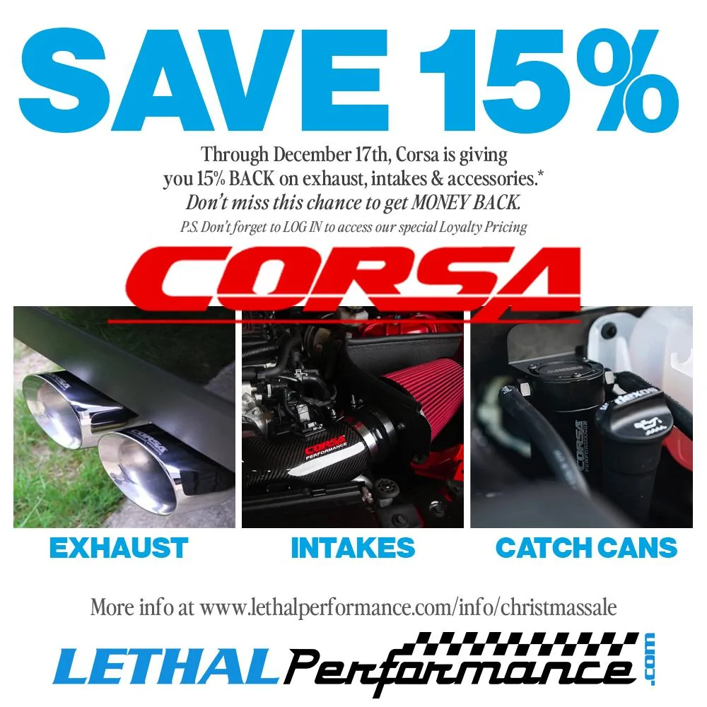 S650 Mustang Lethal Perfomance's 18 Days of Christmas SALES START NOW!! CorsaRebat