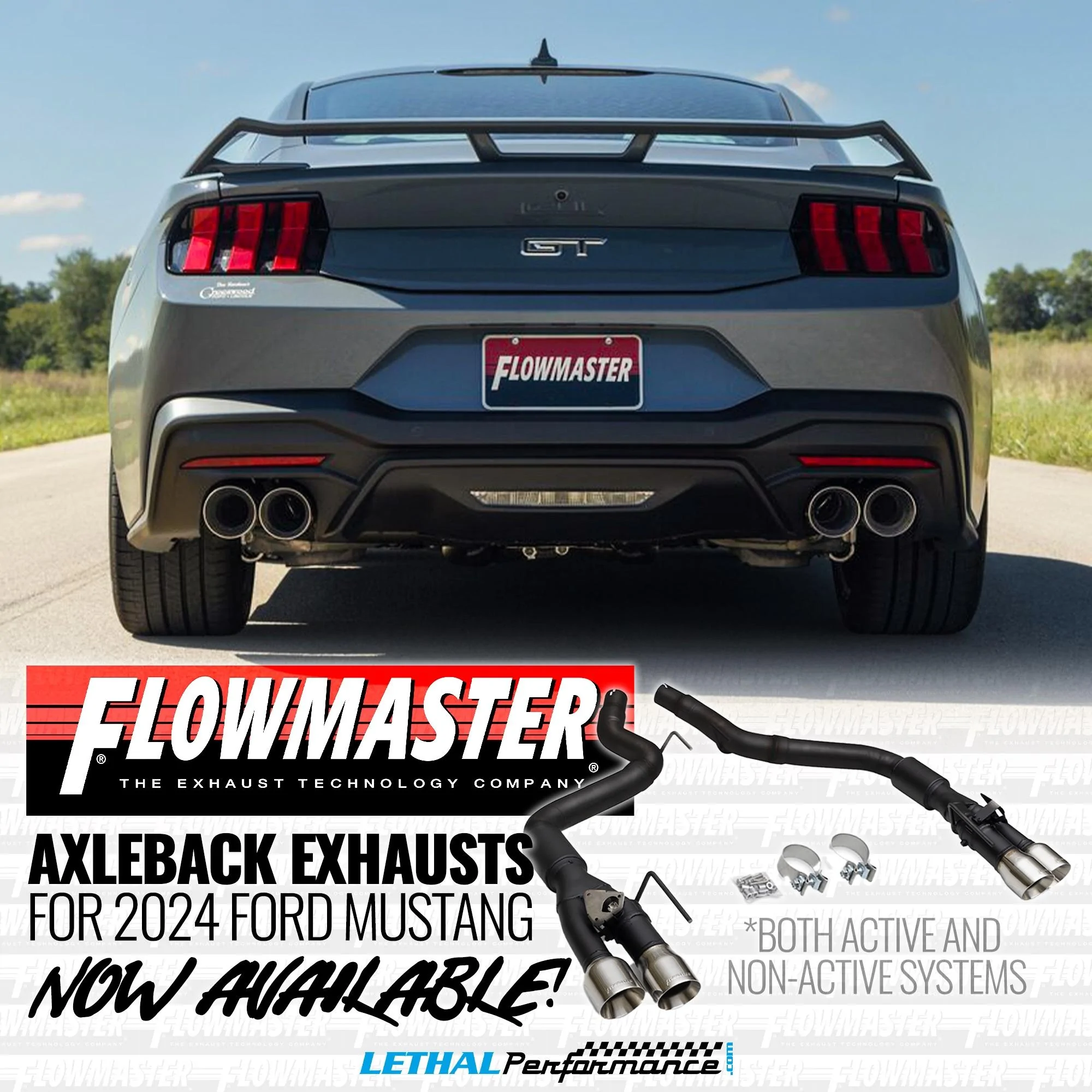 S650 Mustang NEW Flowmaster FULL Axleback Lineup for the 2024 Mustang!! flowmaster s650