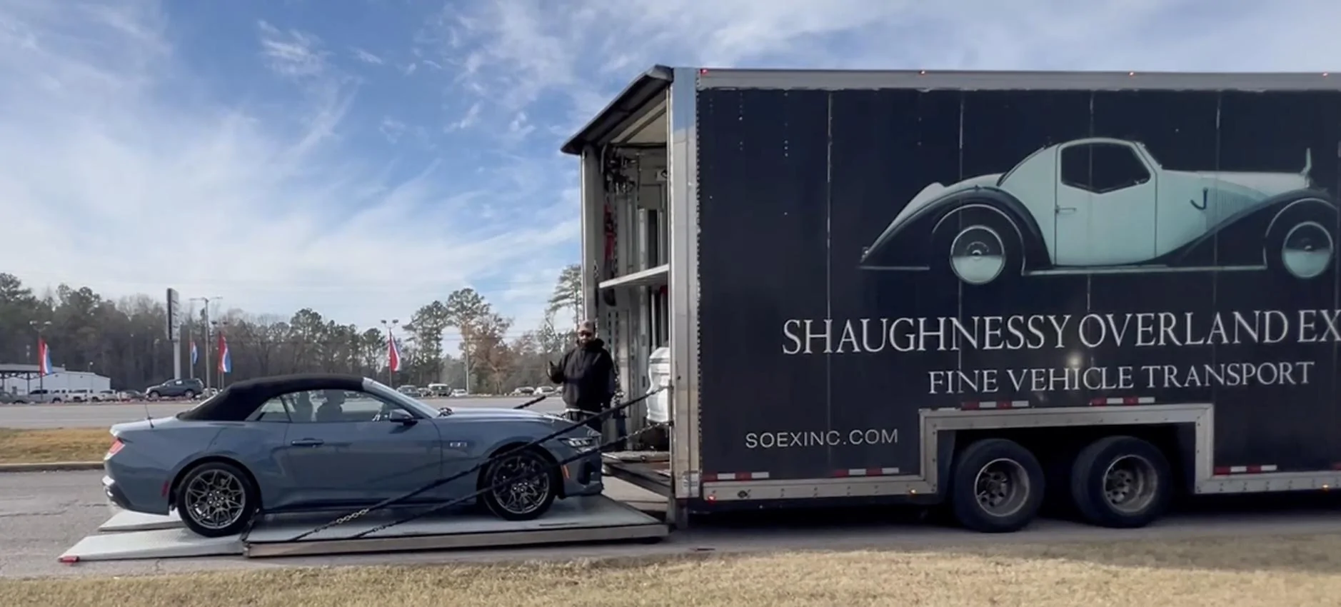 S650 Mustang Rolled off the transporter at 12:02 am Image 12-9-23 at 11.31 AM