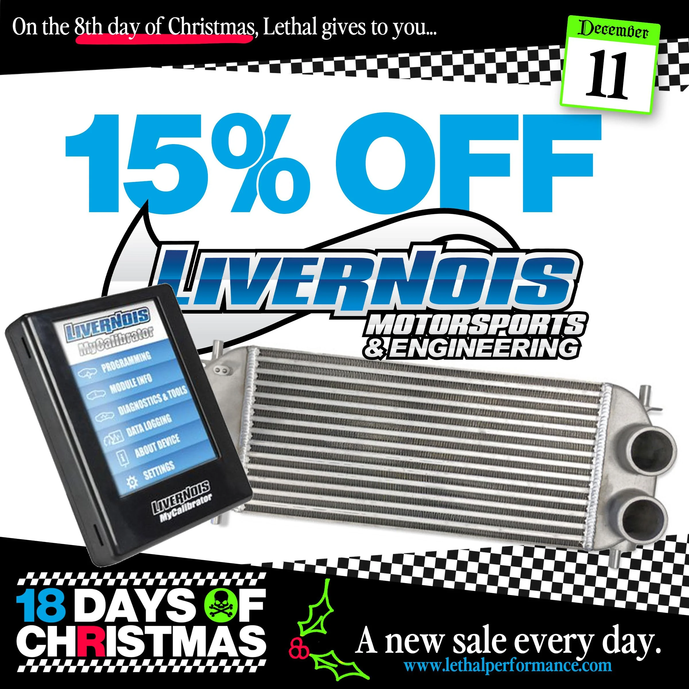 S650 Mustang Lethal Perfomance's 18 Days of Christmas SALES START NOW!! Livernois
