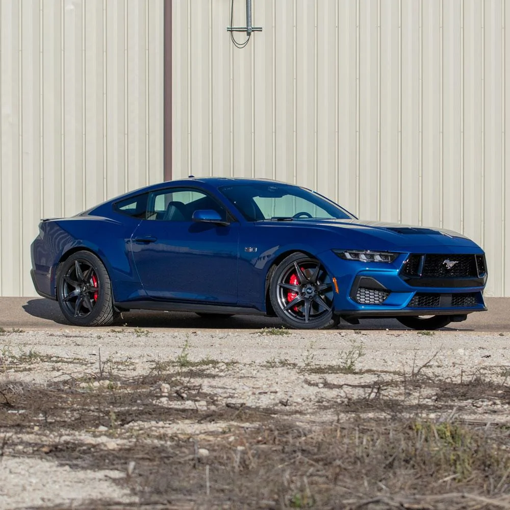 S650 Mustang 2024 Atlas Blue Mustang GT On SVE CFX Wheels SVECFX_OC_2024_GPH02