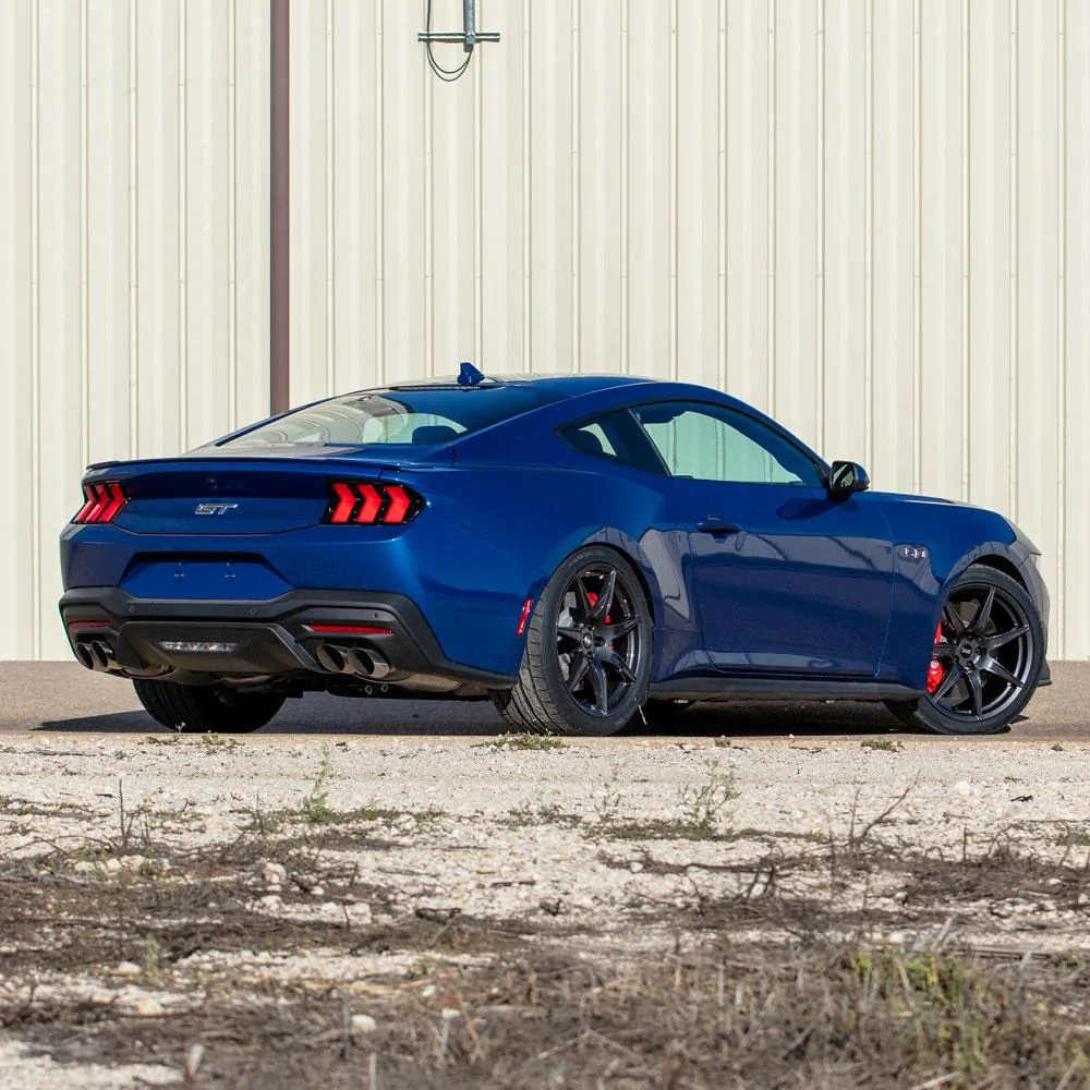 S650 Mustang 2024 Atlas Blue Mustang GT On SVE CFX Wheels SVECFX_OC_2024_GPH03