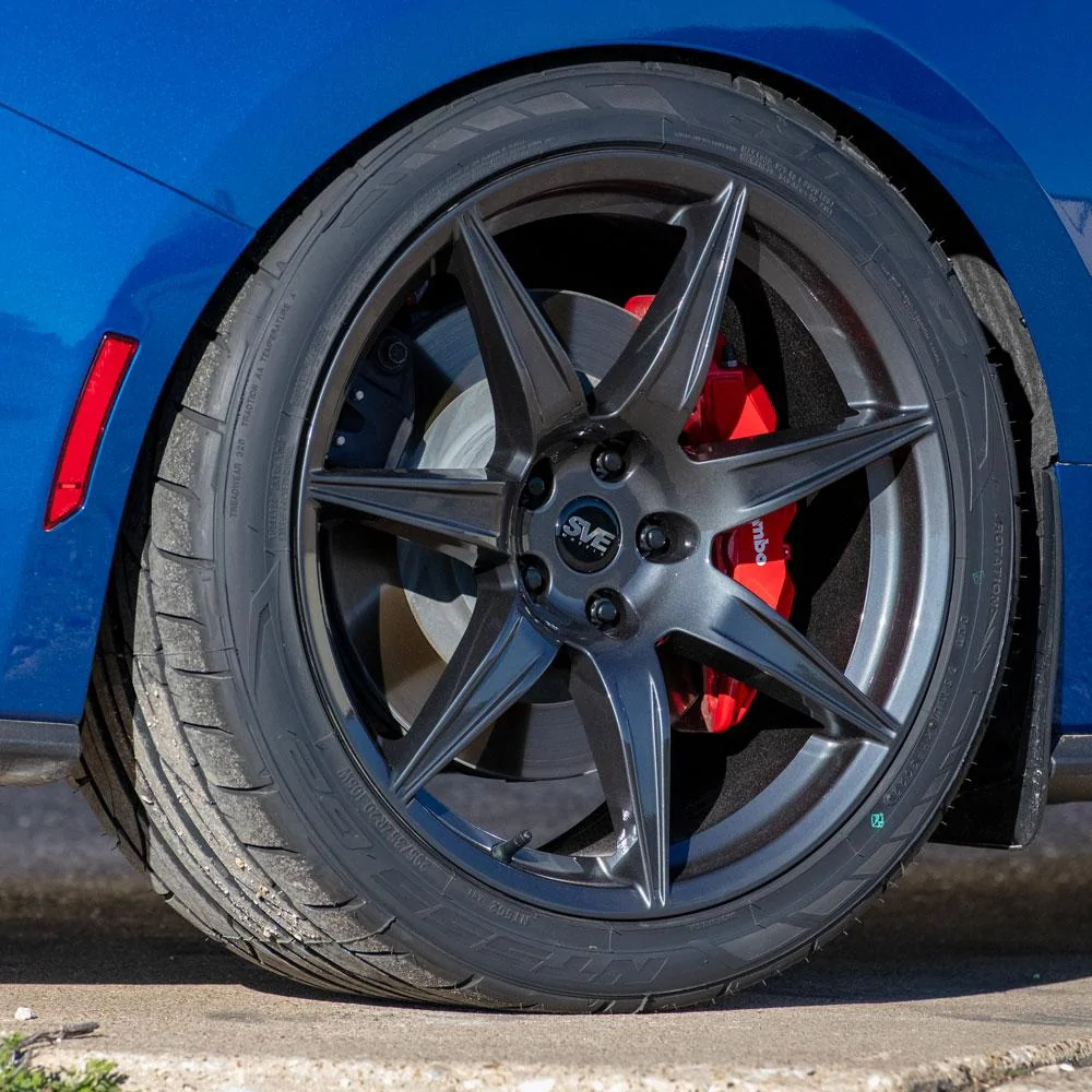 S650 Mustang 2024 Atlas Blue Mustang GT On SVE CFX Wheels SVECFX_OC_2024_GPH05