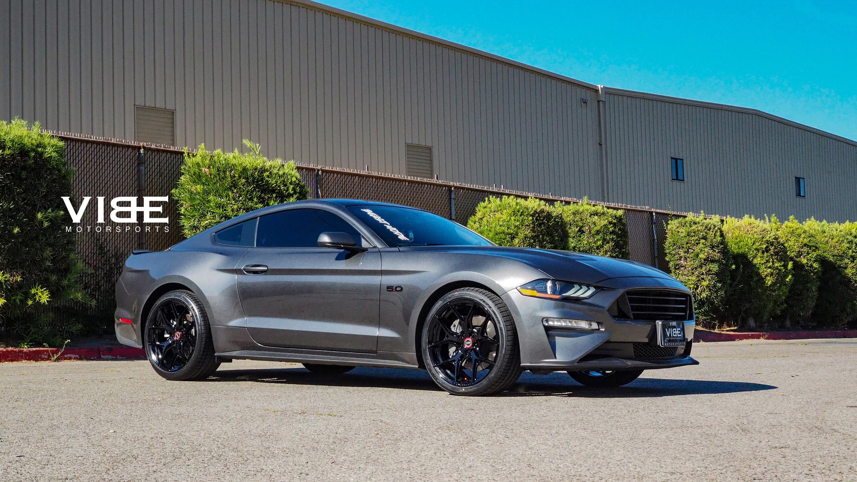 S650 Mustang Vossen HF-1 HF-2 HF-3 HF-4T HF-5 HF-7| Hybrid Forged Series | Member Pricing | Team VIBE ford-mustang-vossen-hf5-gloss-black-VIBE-7