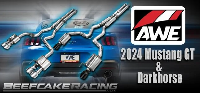 S650 Mustang NEW 2024 Mustang Exhaust from AWE @Beefcake Racing!!! exhaust_2024_mustang_gt_dark_horse_beefcake_racing