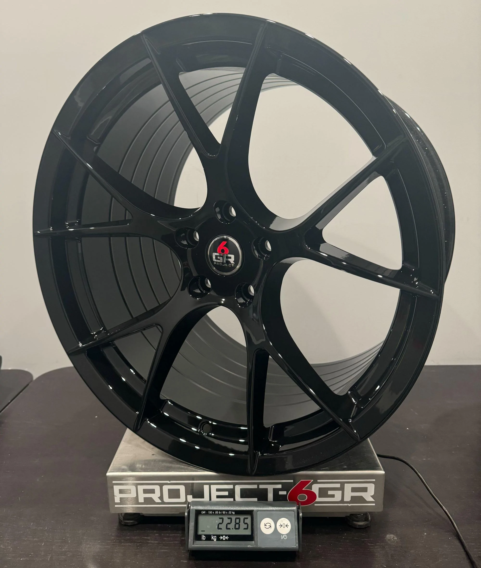 S650 Mustang Ford Mustang Dark Horse wheels vs Project 6GR wheels. Save over 35 lbs. of rotating mass!!! IMG_0775_jpg