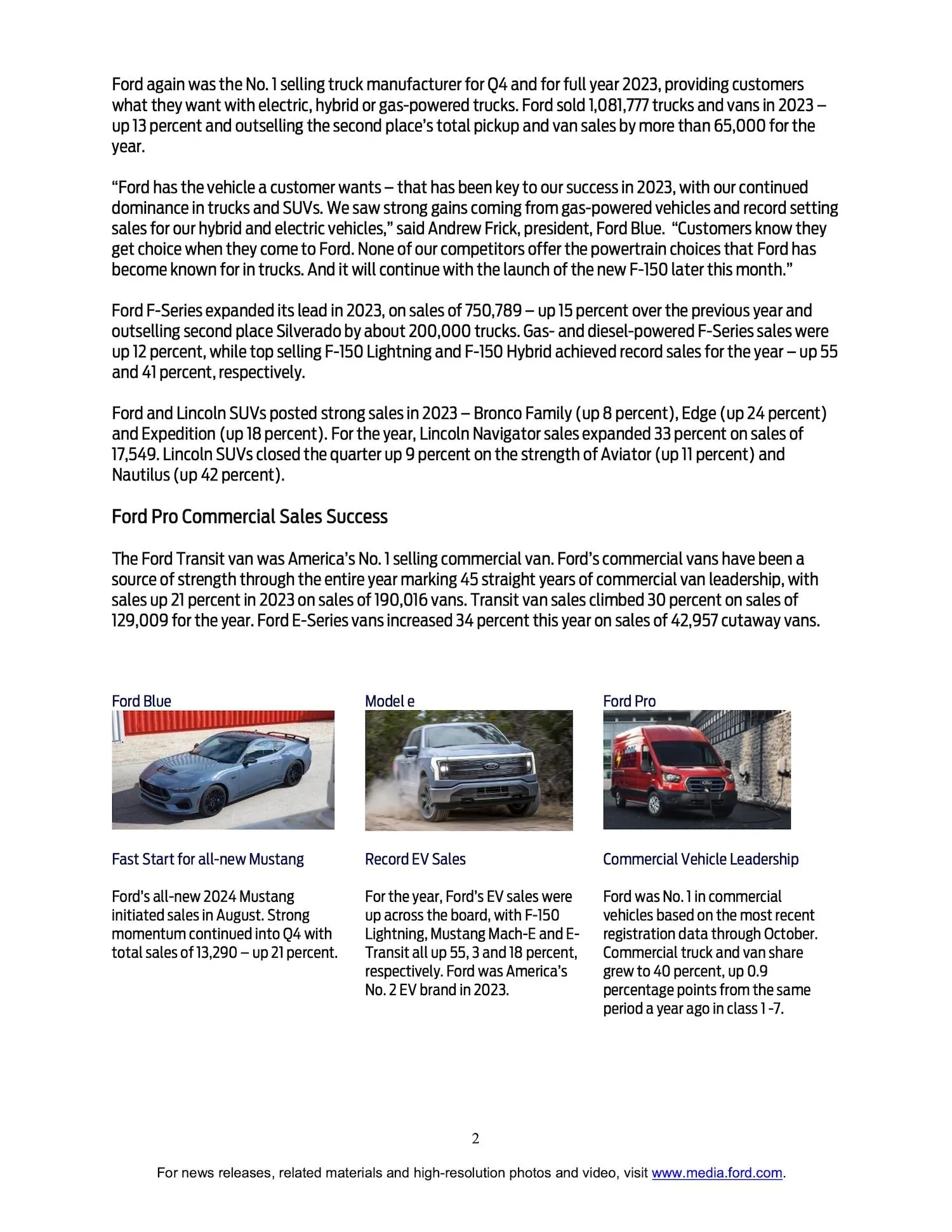 S650 Mustang Mustang December 2023 Sales & Production: 4,727 Sold / 6,553 Produced + Full Year Results ford-2023-q4-ytd-total-sales-production-results-2
