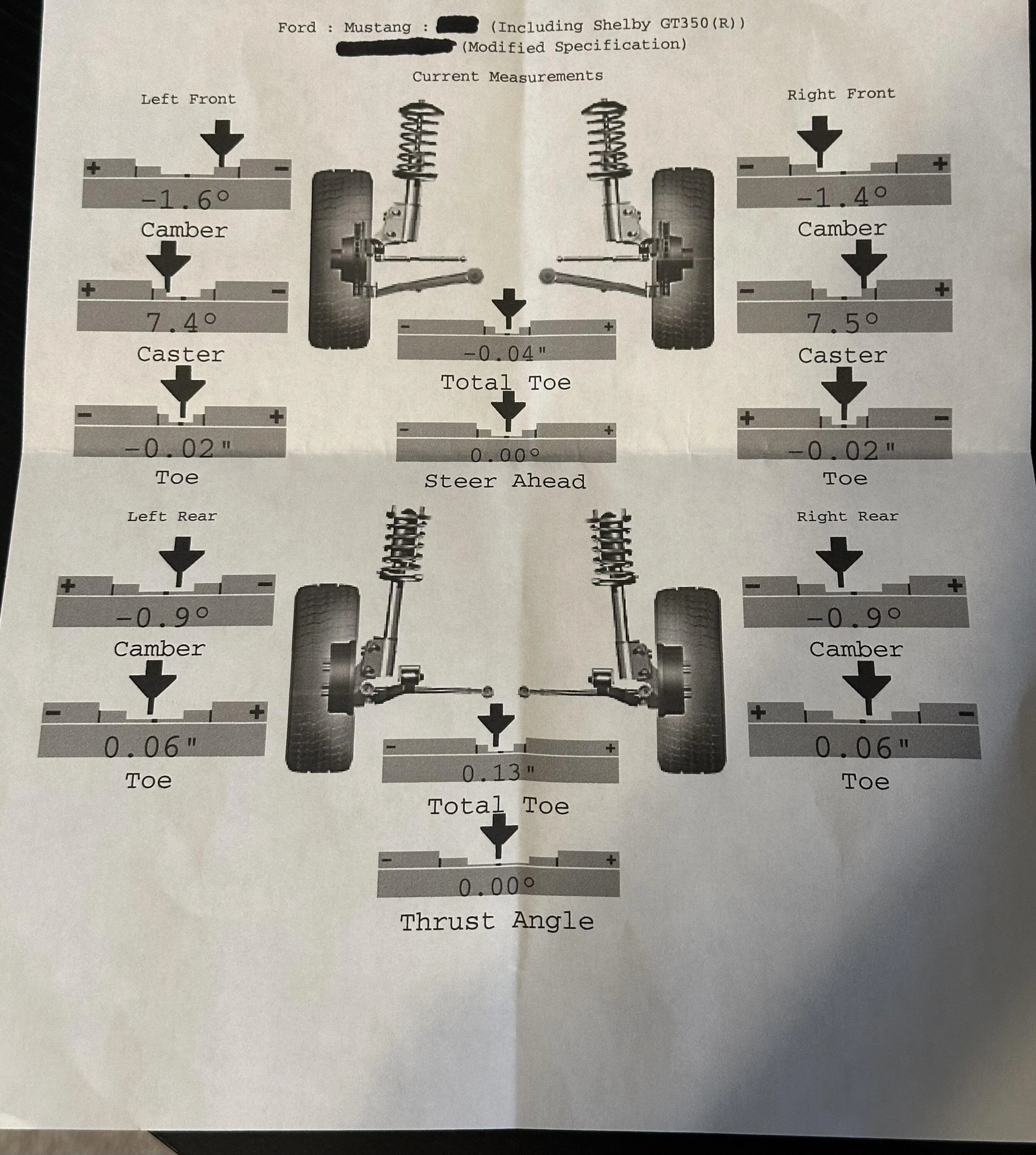 S650 Mustang Steering wheel vibration after steeda lowering springs IMG_3271