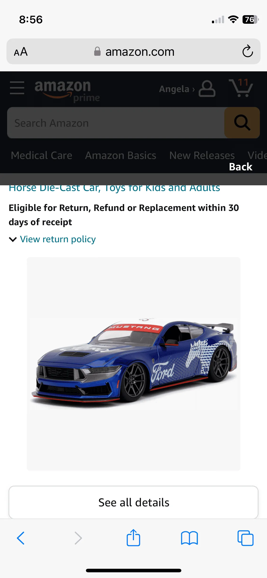S650 Mustang Diecast Darkhorse Mustang S650 IMG_7526
