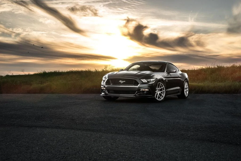 S650 Mustang Authorized Dealer Avant Garde Wheels: AG Art and Classic Series Wheels For Mustang S650 m510-satin-silver-ford-mustang-s550-richardle-front