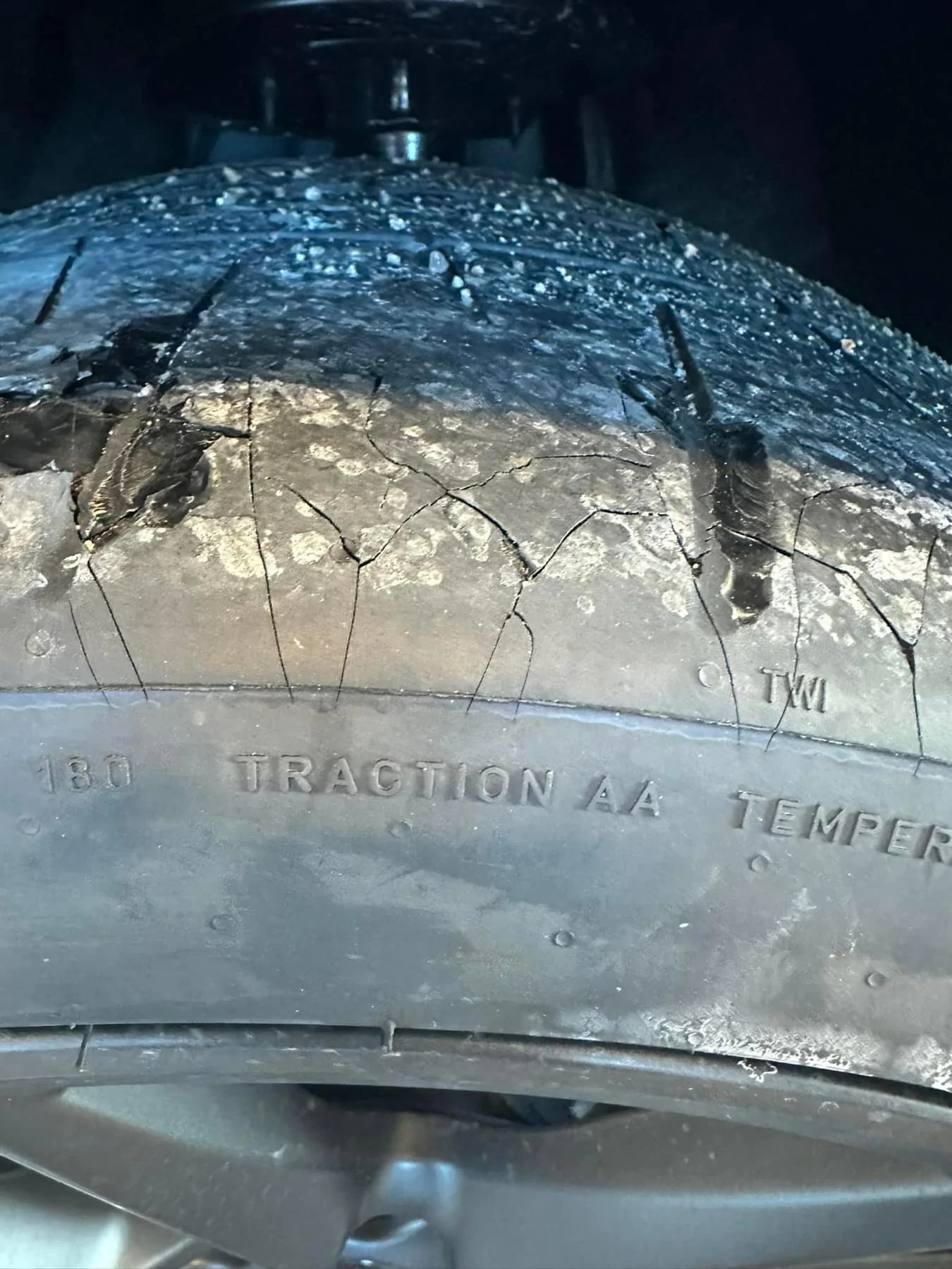 S650 Mustang Trofeo RS tires Cracked from shipping IMG_6798
