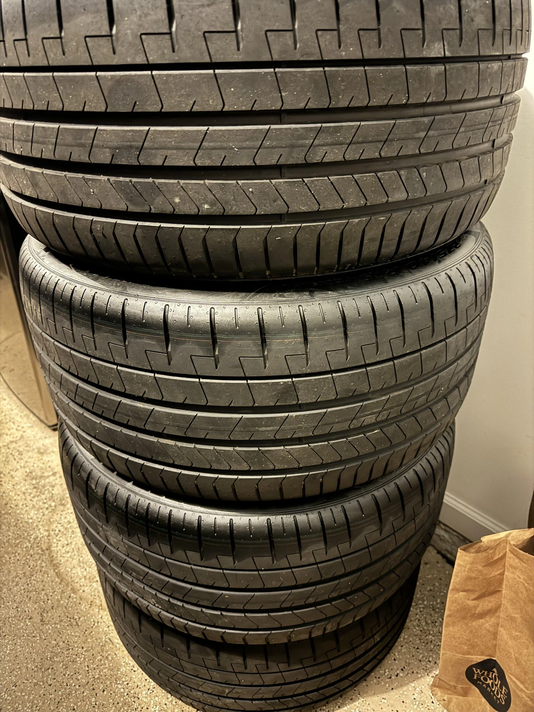 S650 Mustang Pirelli P Zero tires from my Dark Horse(delivery miles) IMG_0560