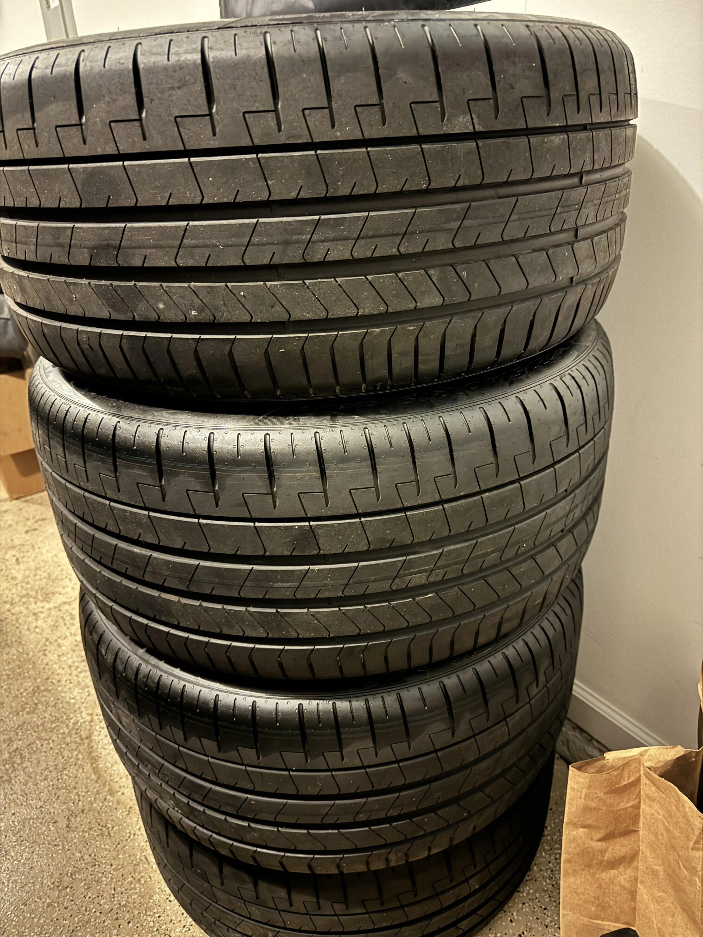 S650 Mustang Pirelli P Zero tires from my Dark Horse(delivery miles) IMG_0561