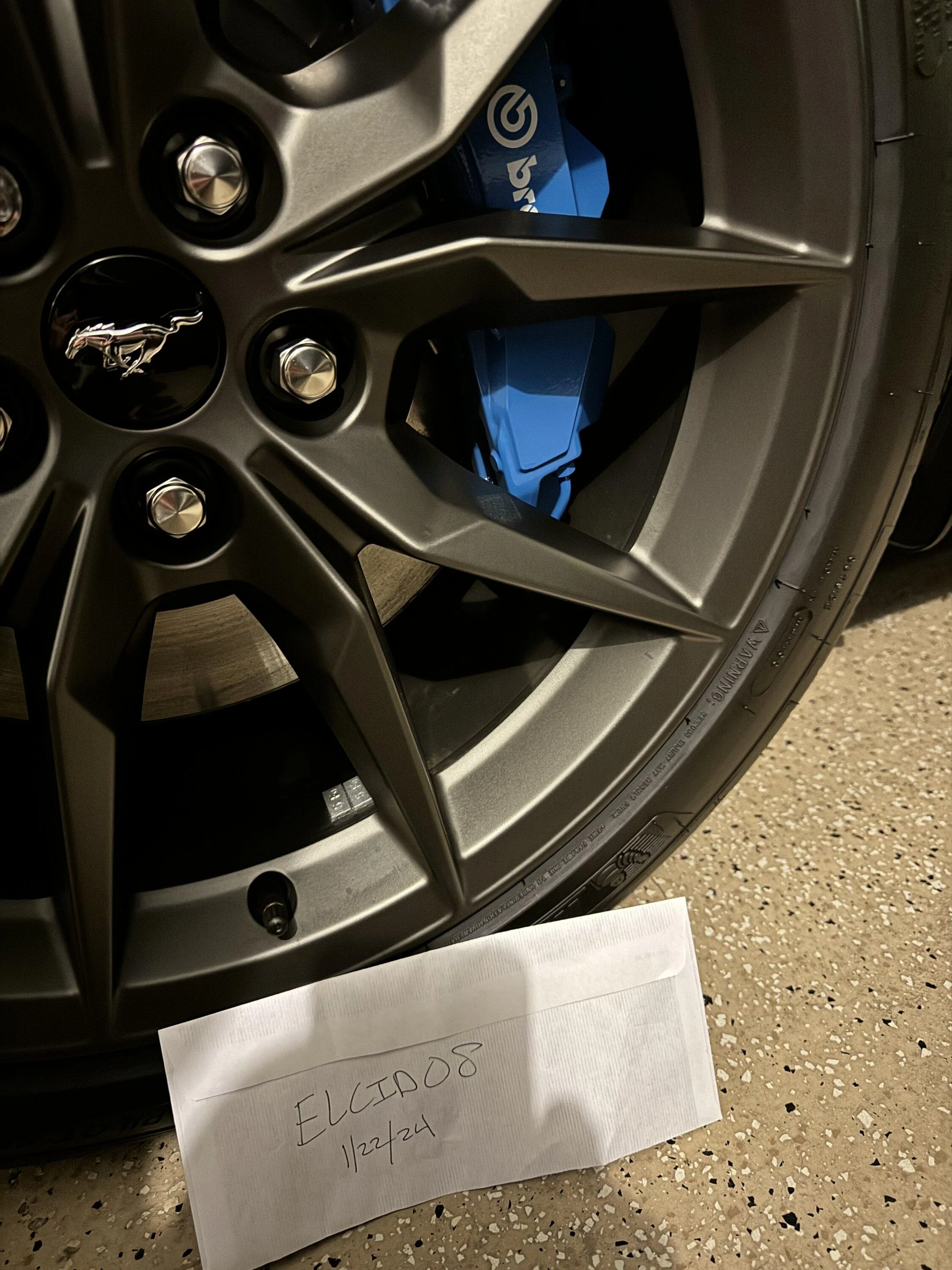 S650 Mustang Pirelli P Zero tires from my Dark Horse(delivery miles) IMG_0567