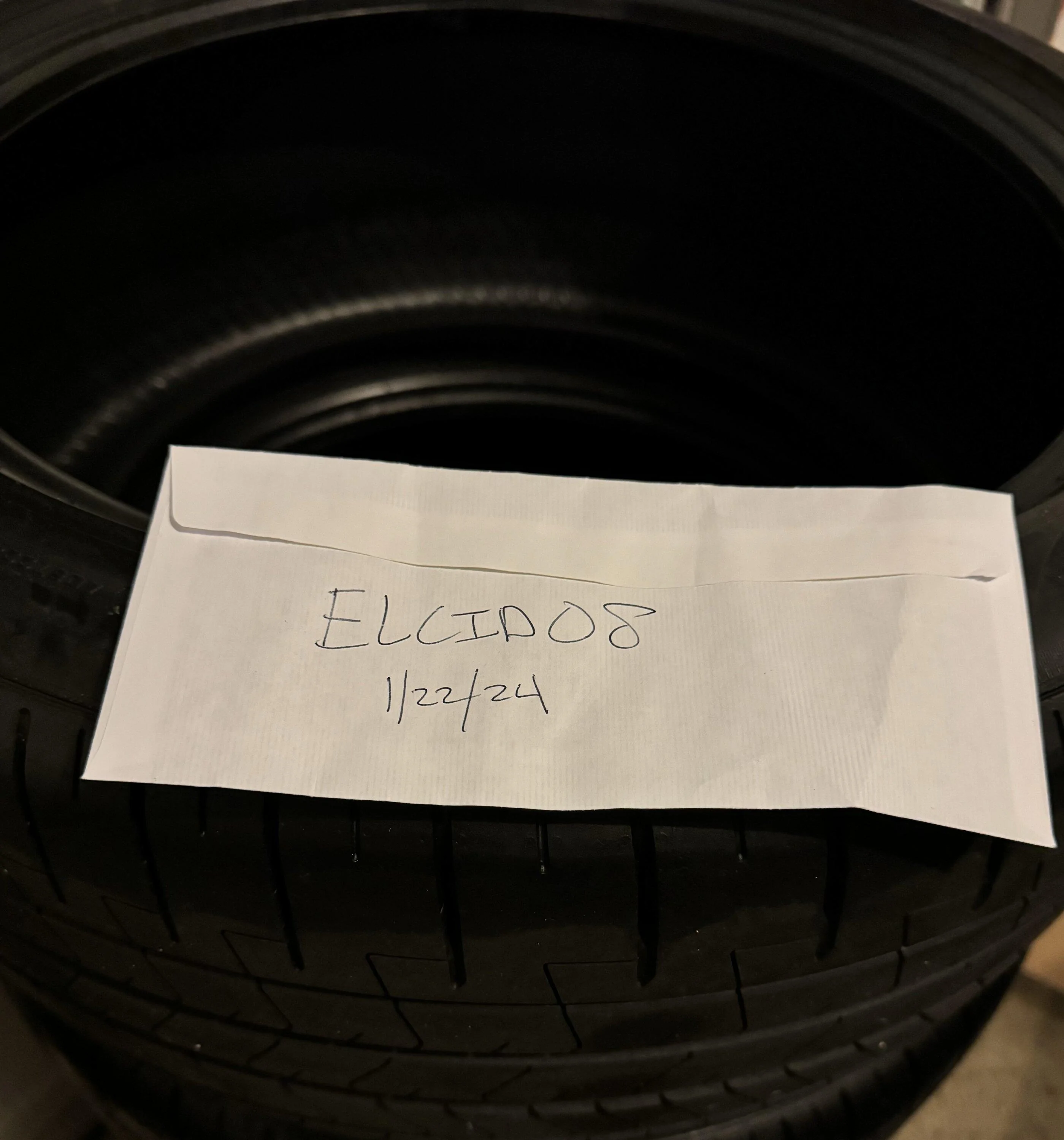 S650 Mustang Pirelli P Zero tires from my Dark Horse(delivery miles) IMG_0565