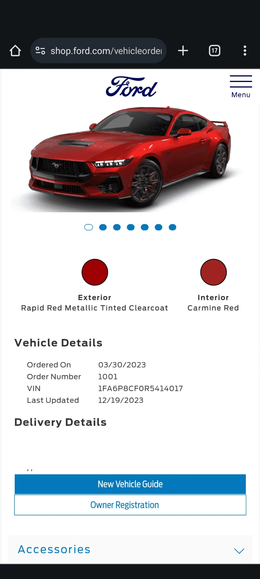 S650 Mustang VIN Scrapped...? Screenshot_20240126-165848