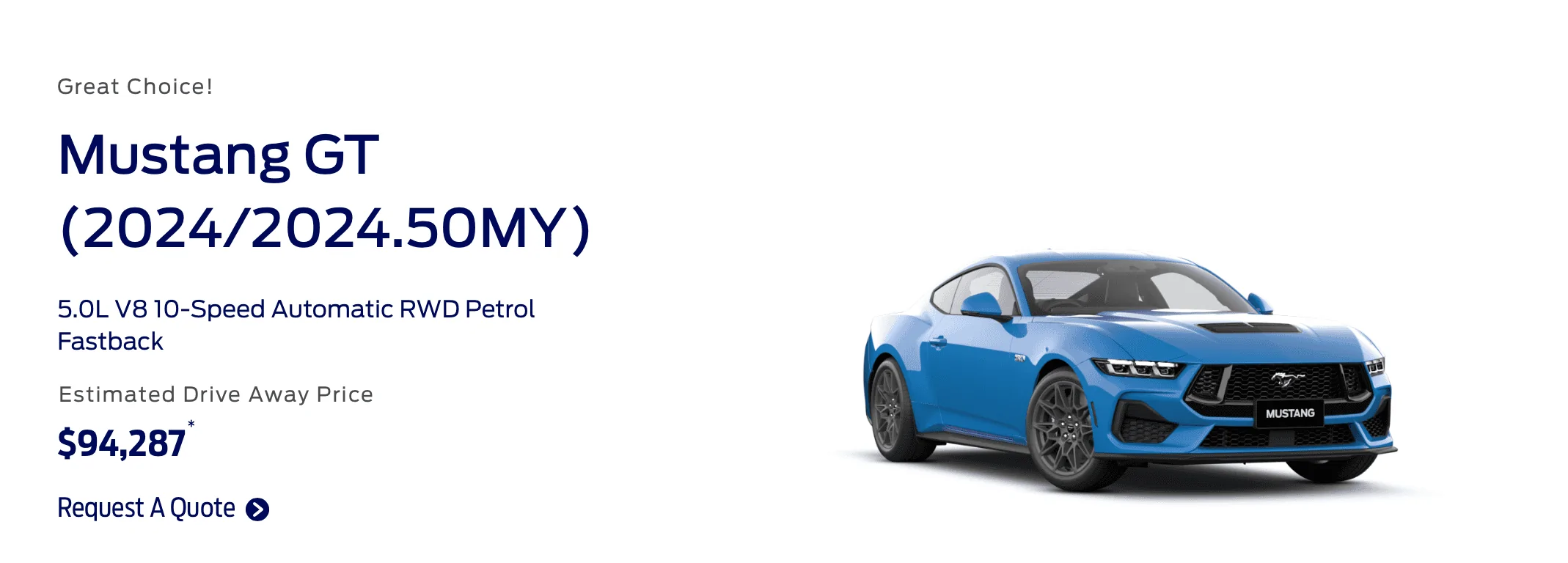 S650 Mustang 2024 Mustang Australia (AU) Pricing and Timing Schedule Screenshot 2024-01-26 at 6.22.47 pm