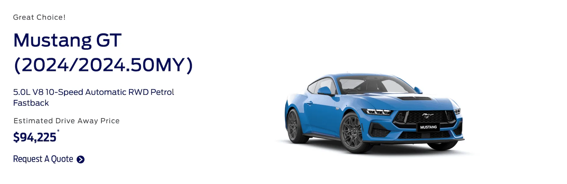 S650 Mustang 2024 Mustang Australia (AU) Pricing and Timing Schedule Screenshot 2024-01-26 at 6.26.30 pm