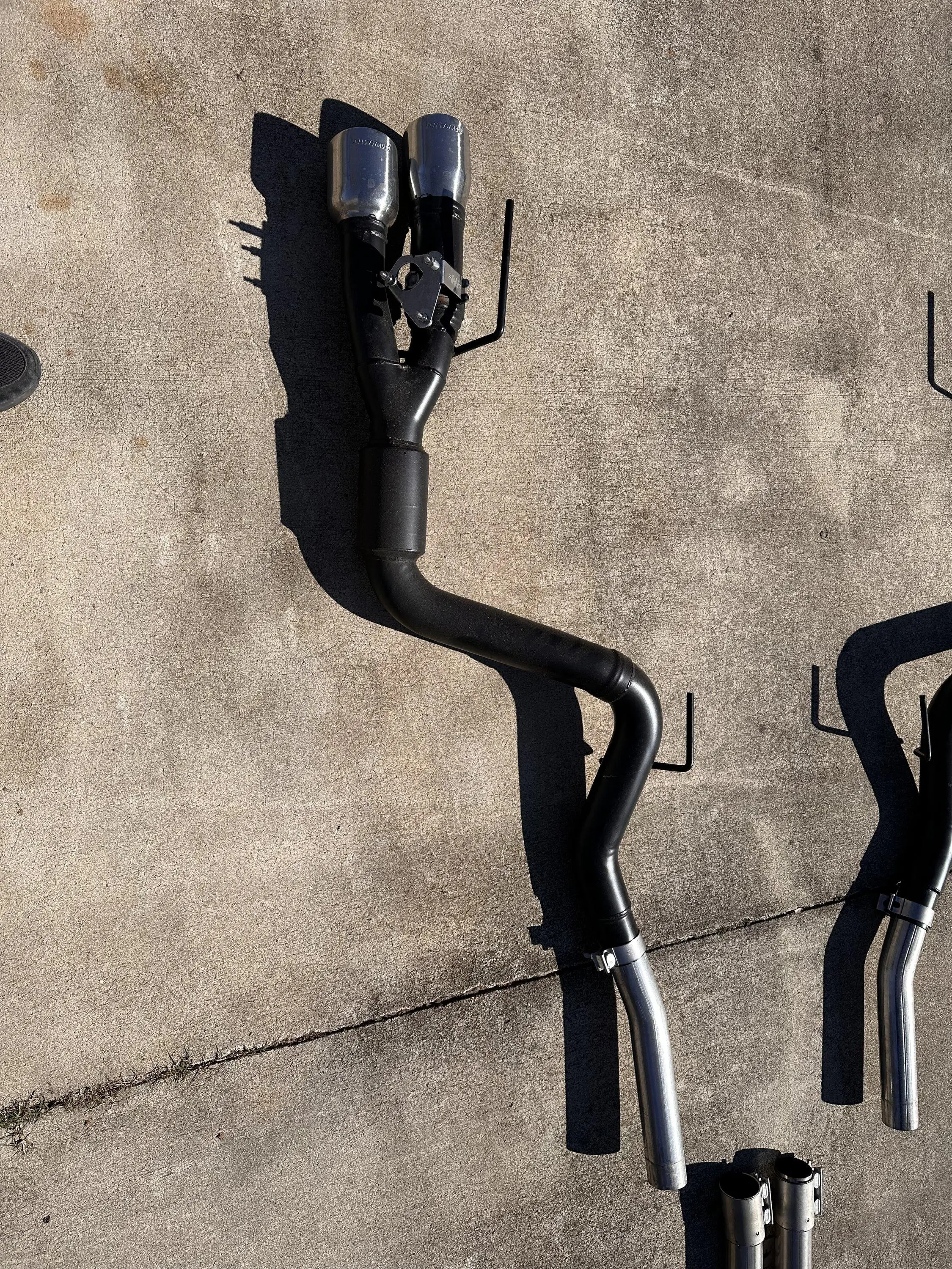 S650 Mustang ($750) Flowmaster Outlaw axleback (valved) and Steeda H-Pipe IMG_6087