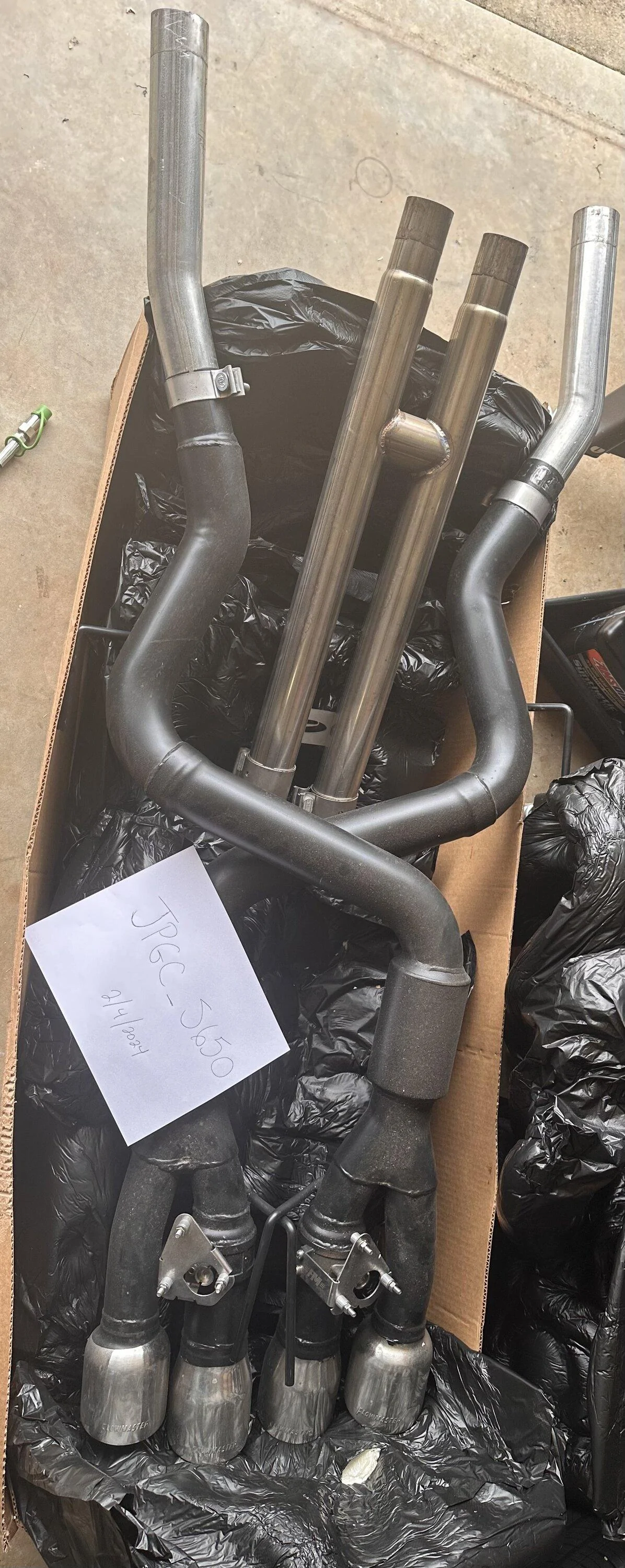 S650 Mustang ($750) Flowmaster Outlaw axleback (valved) and Steeda H-Pipe IMG_6089