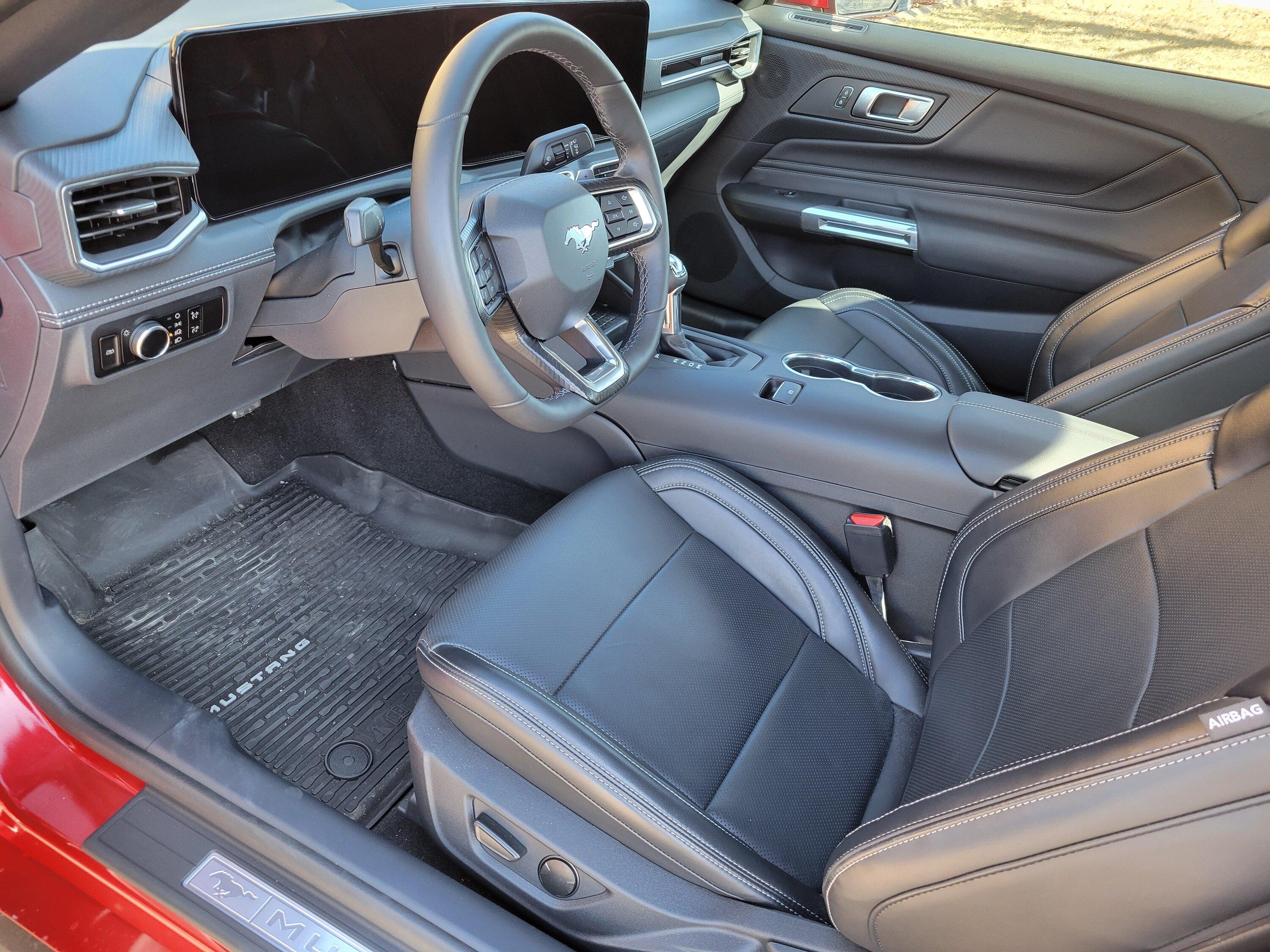 S650 Mustang Mustang GT Premium 400A vs 401A Interior Seating Questions 20240205_113626