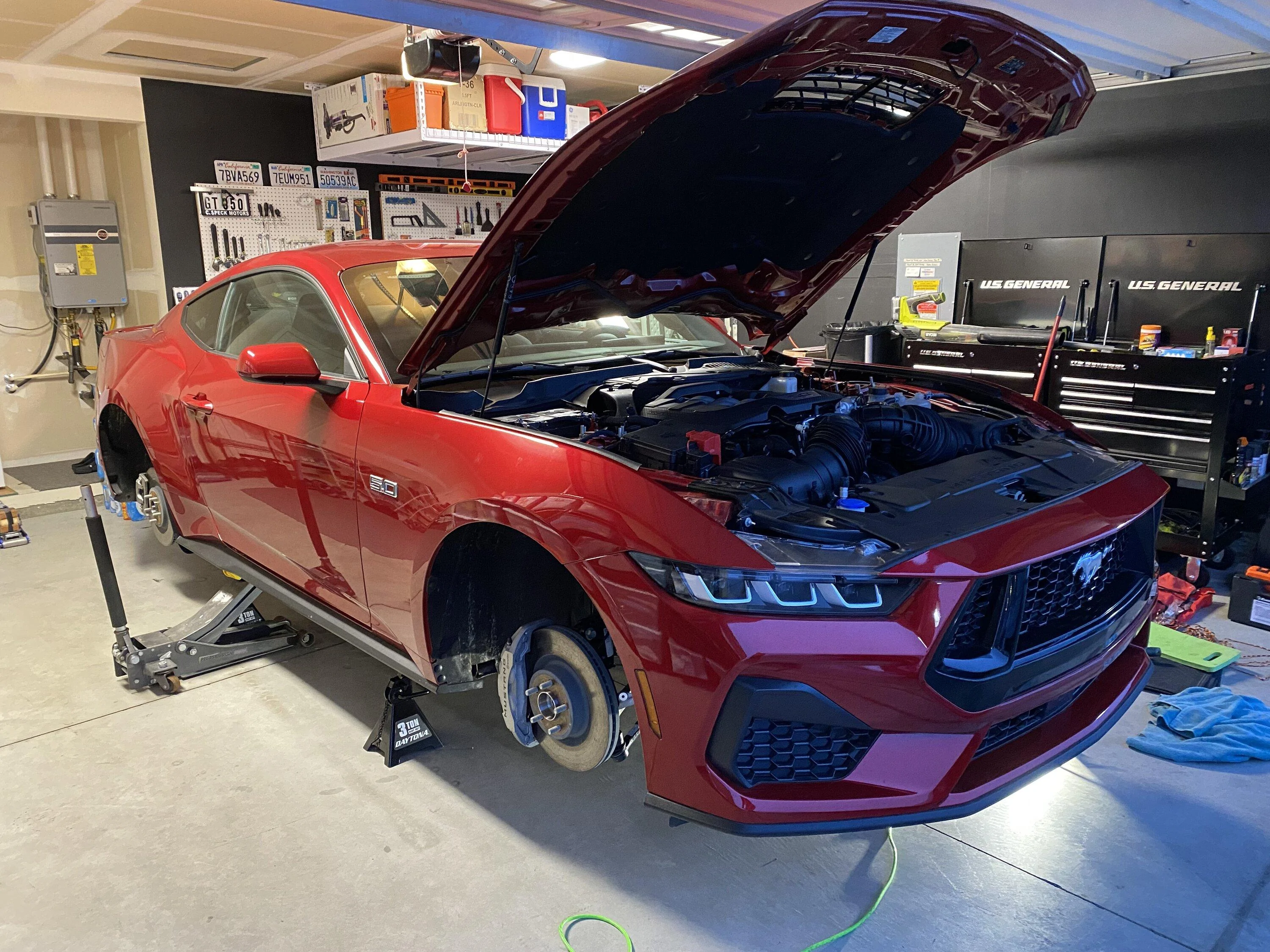 S650 Mustang Would I be stupid to pay a shop to install RTR grille and Steeda Springs? IMG_7174